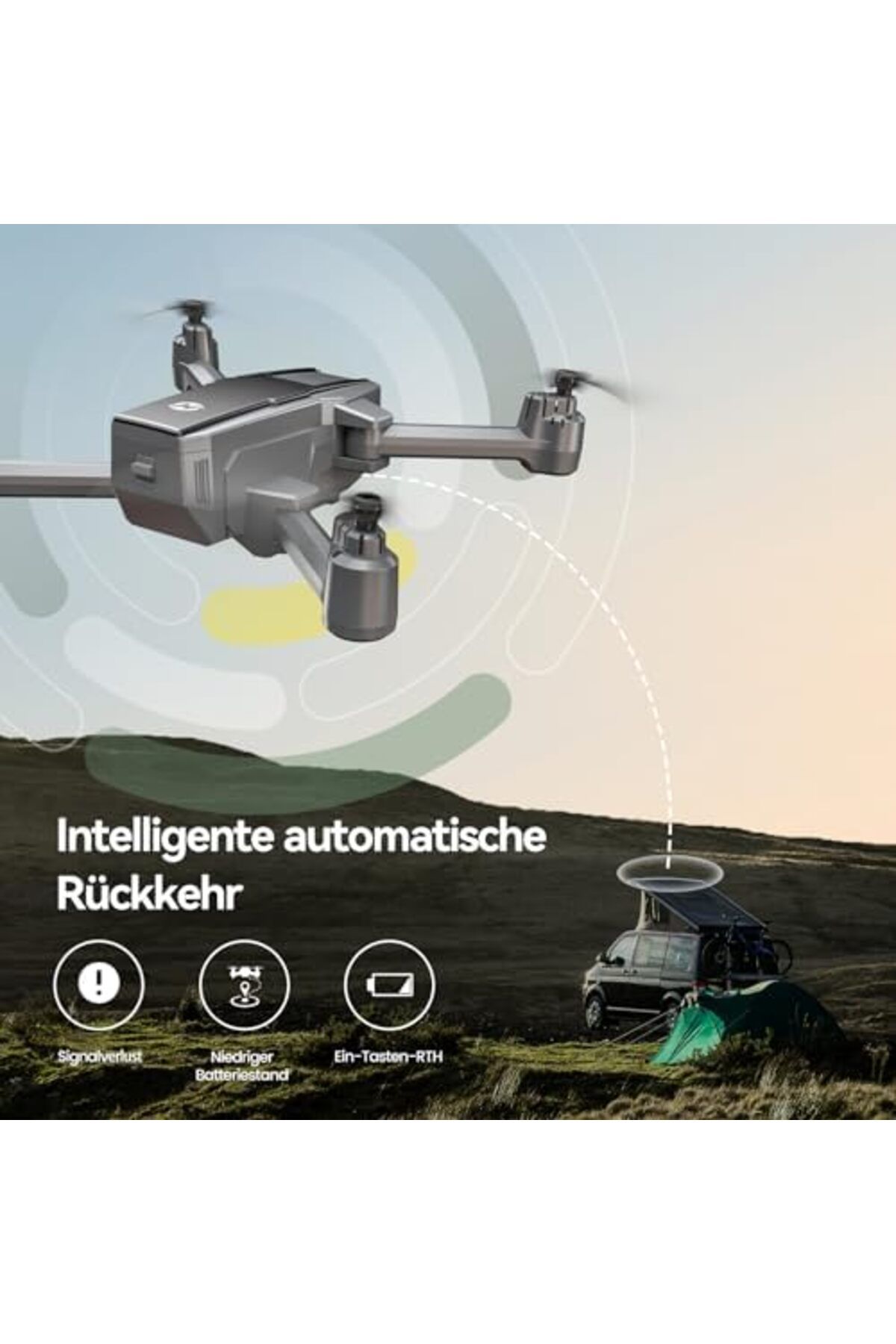 GPS-Holy Stone HS440D GPS Drone with 4K Camera for Beginners, 1 Battery for 20 Minutes of Flight, U 3