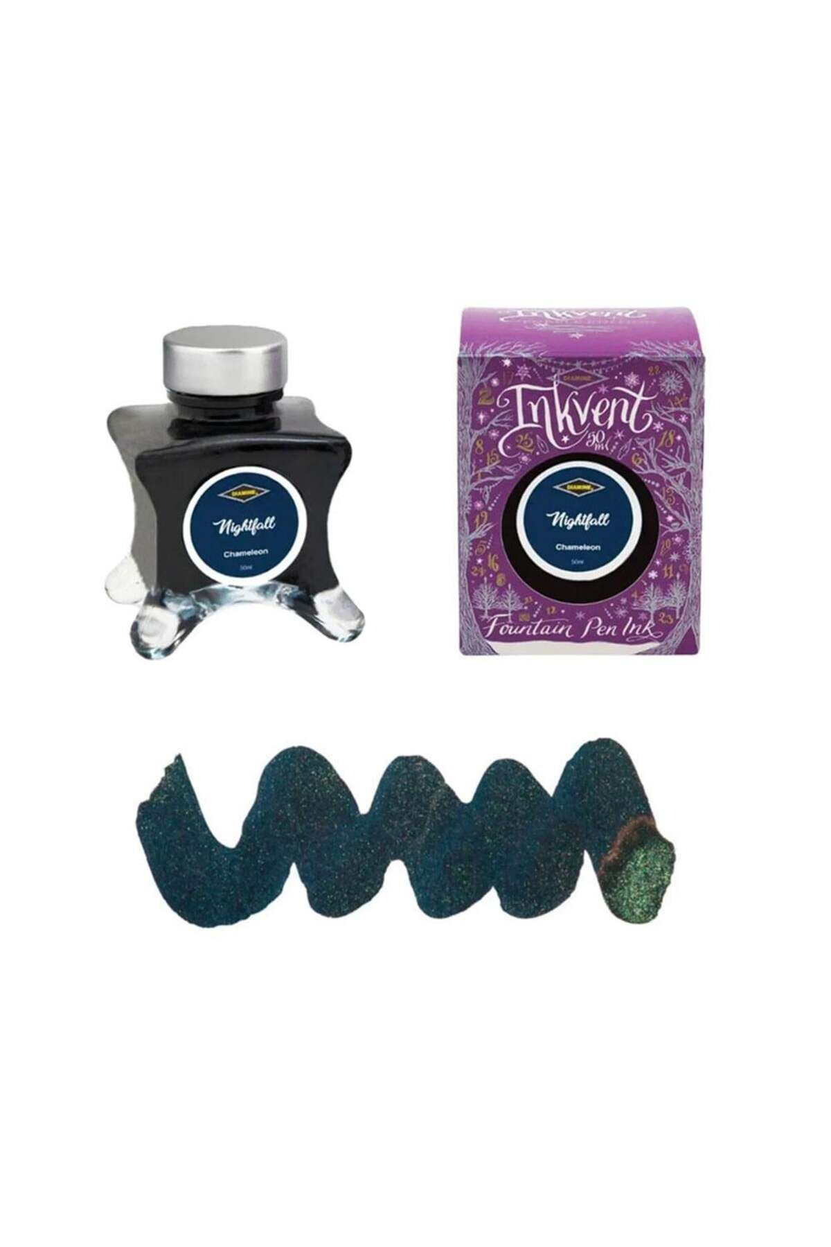 Diamine Inkvent Purple Collection Şişe Mürekkep 50ml Nightfall