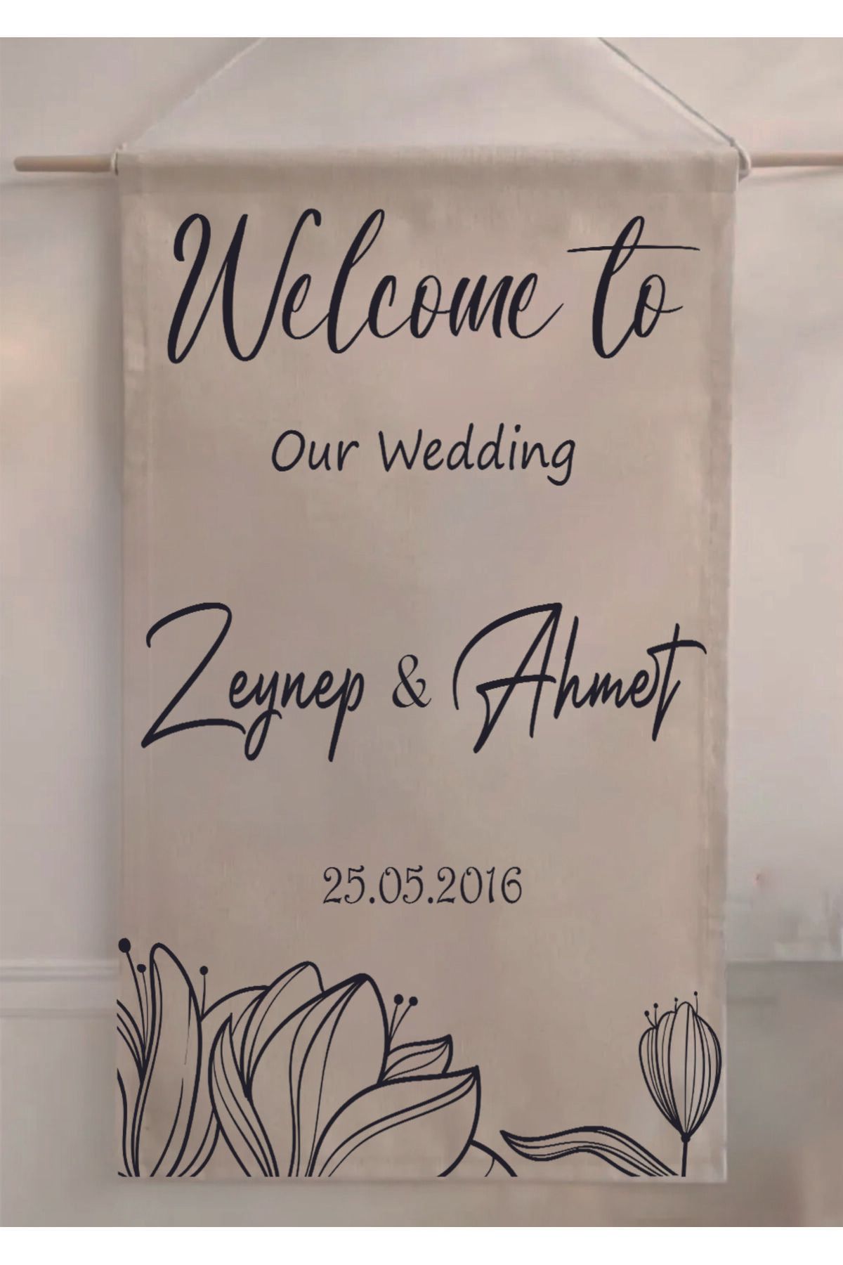 Baskı Madeni CANVAS KUMAŞ 70X100 CM DOĞUM GÜNÜ- BRIDE TO BE- BABY SHOWER AFİŞ-PANKART-FLAMA