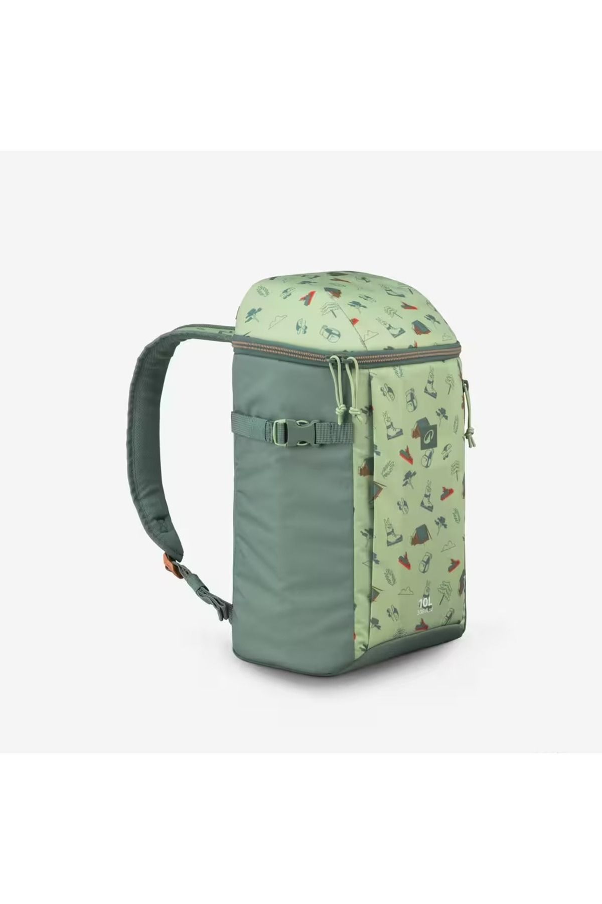 Decathlon Soğutucu Sırt Çantası - 10 L - Yeşil - 5 Saat Serin Tutma - 100