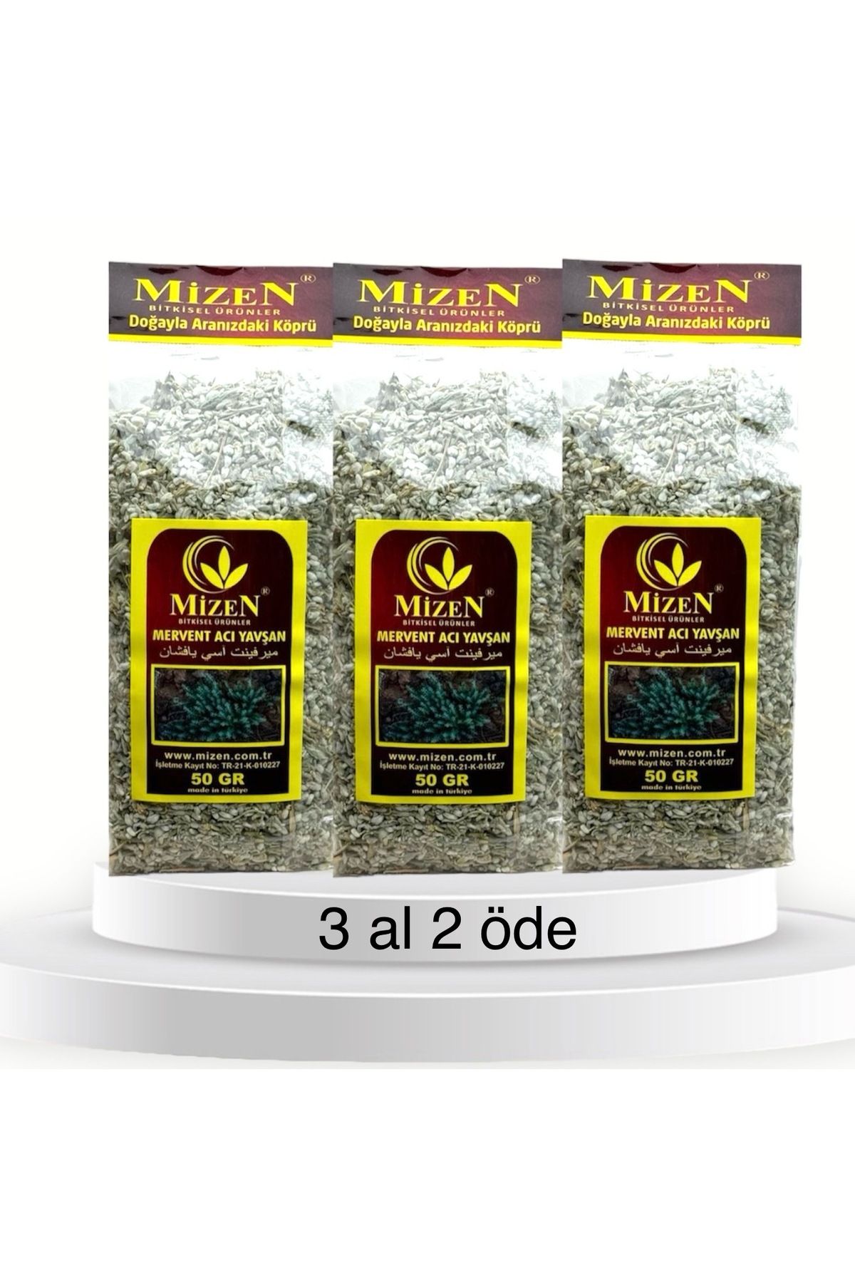mizen Acı yavşan otu 50 gr 2 adet