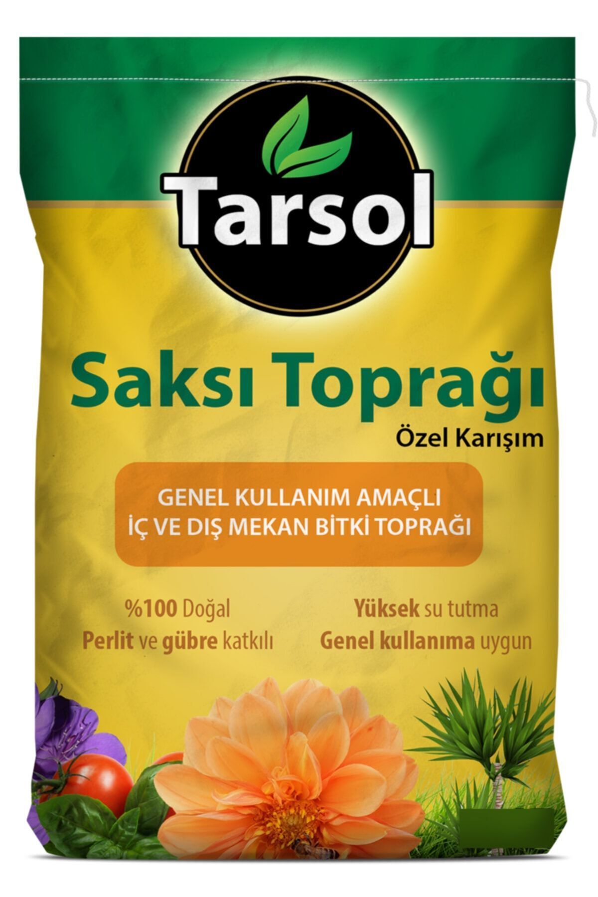 TARSOL TARIM Torf Saksı ve Çiçek Toprağı Özel Formül 10 lt