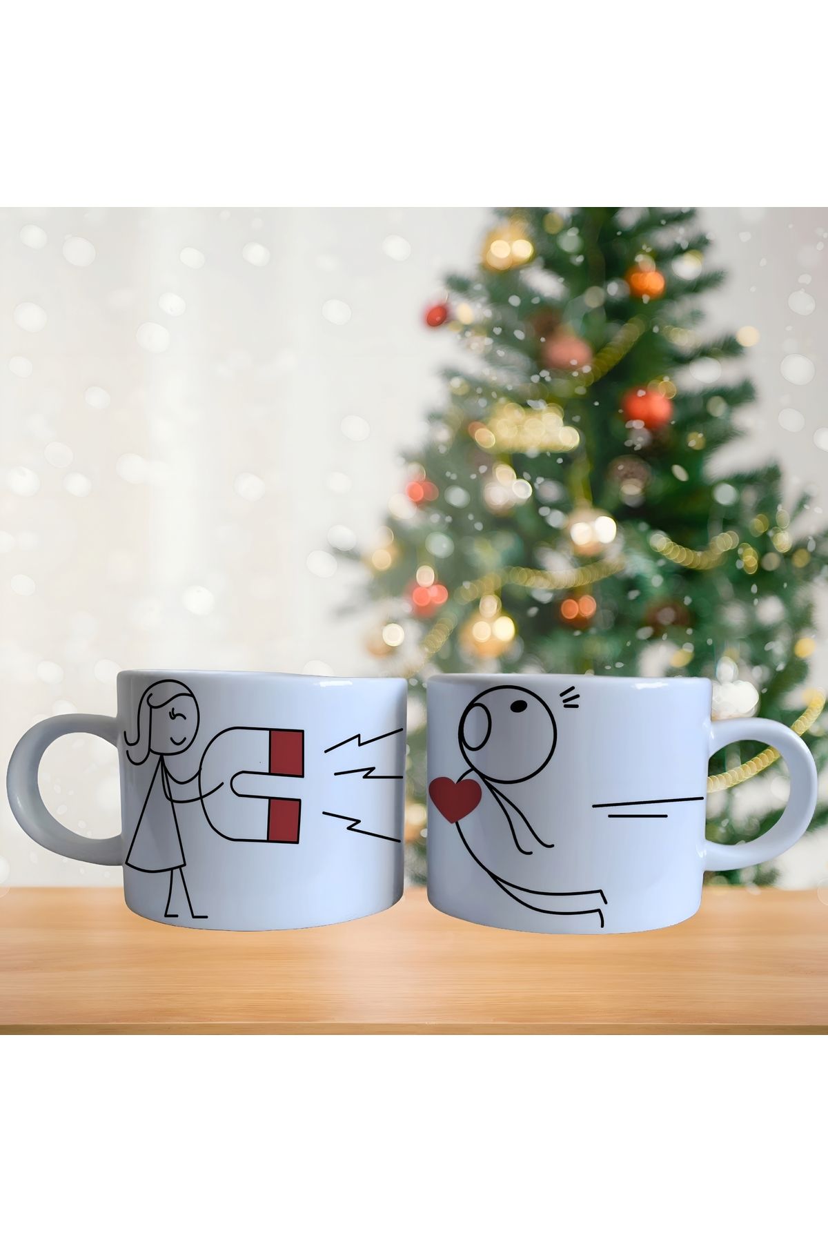Ghostbusters Çiftlere özel mıknatıs çekimi Porselen Fincan / Kupa -mug