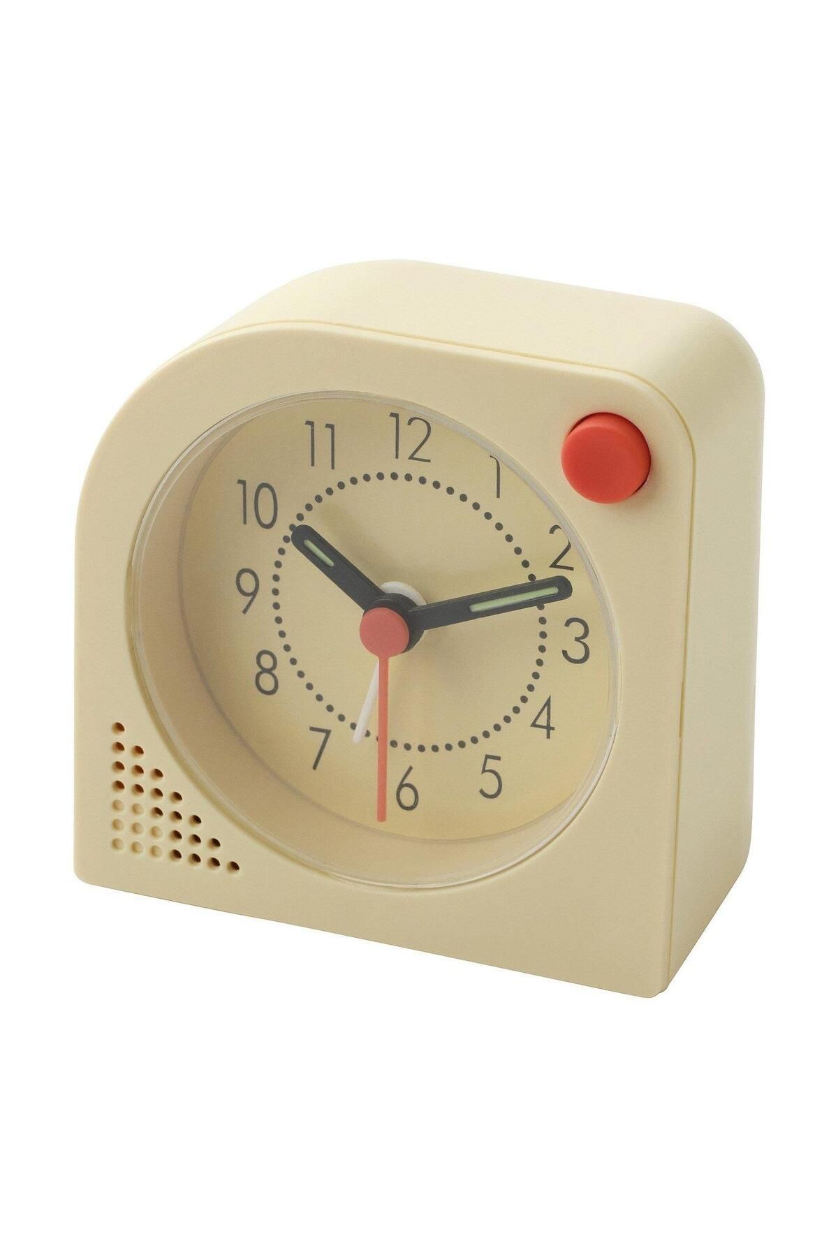 IKEA Çalar Saat Küçük Boy Sarı 8x8 Cm