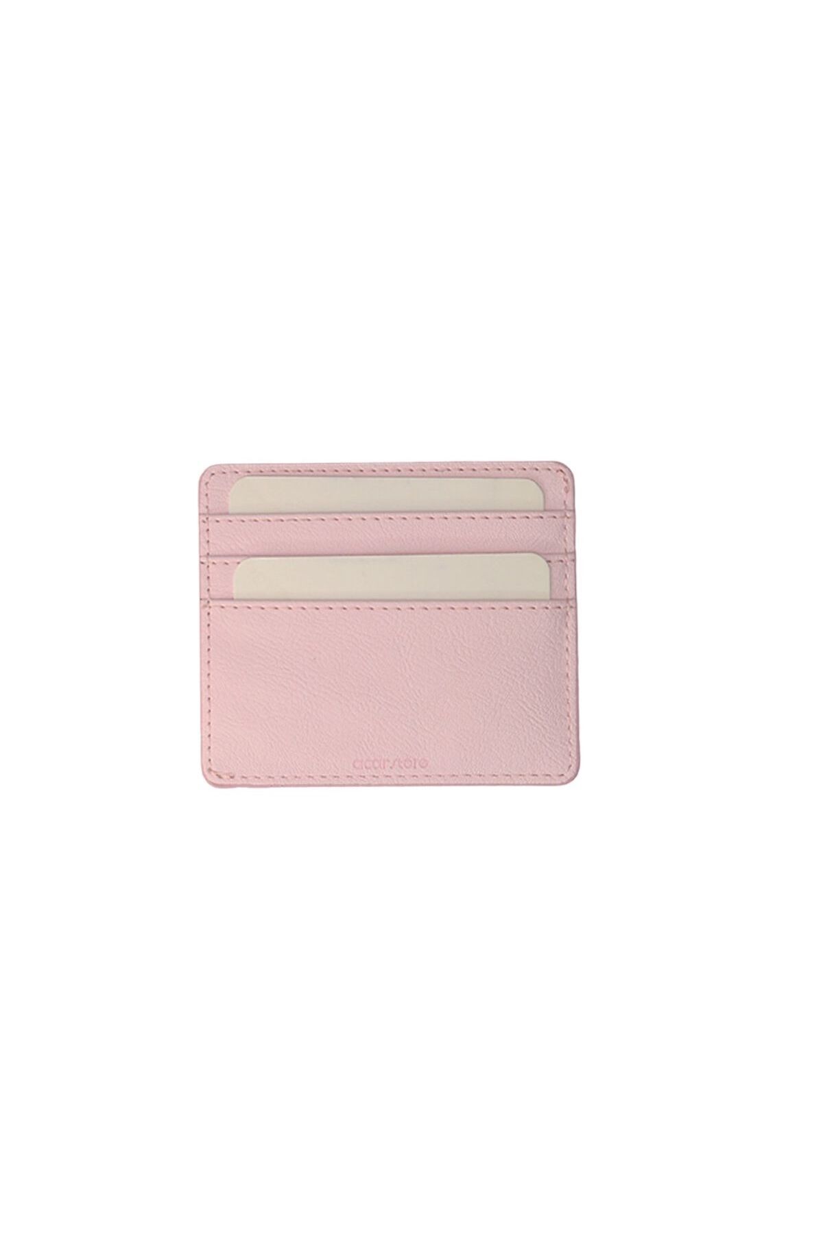 Smyrna Acar Petra Termo Deri 10*8,2 Cm Kartlık Cüzdan Pembe