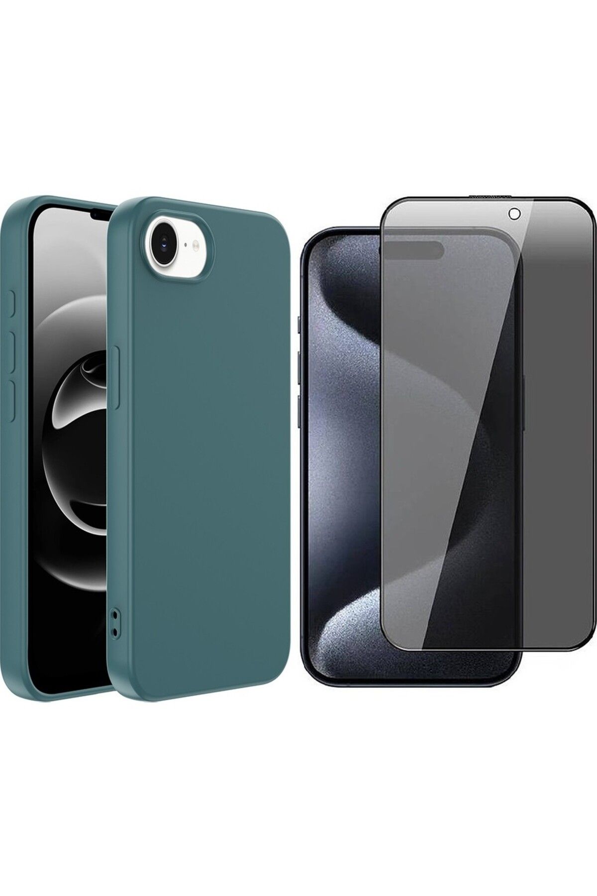Vendas Apple iPhone 16E Kılıf Zore Mara Lansman Kapak + Hayalet Ekran Koruyucu
