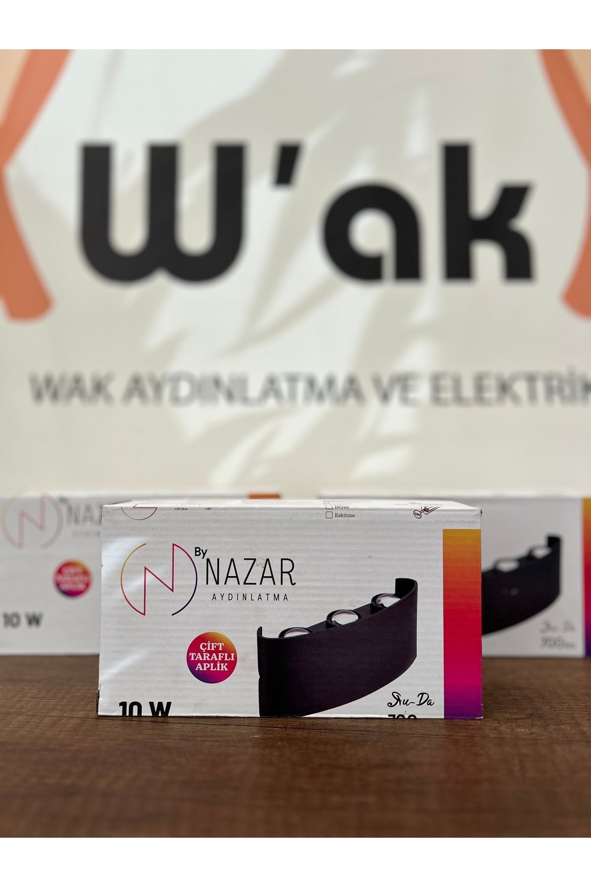 wak NAZAR ÇİFT TARAFLI APLİK GÜNIŞIĞI RENGİ
