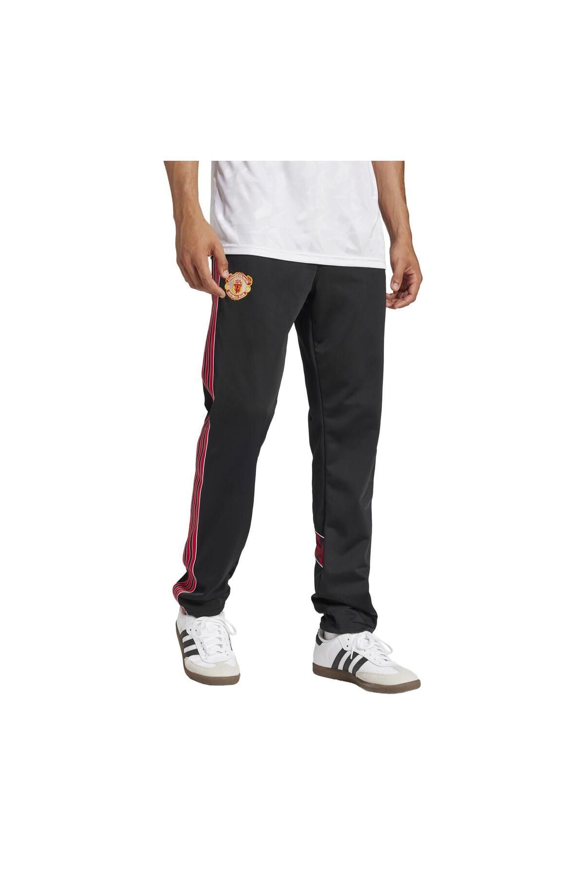 adidas JF0378-E adidas Manchester United 91 Erkek Eşofman Altı Siyah