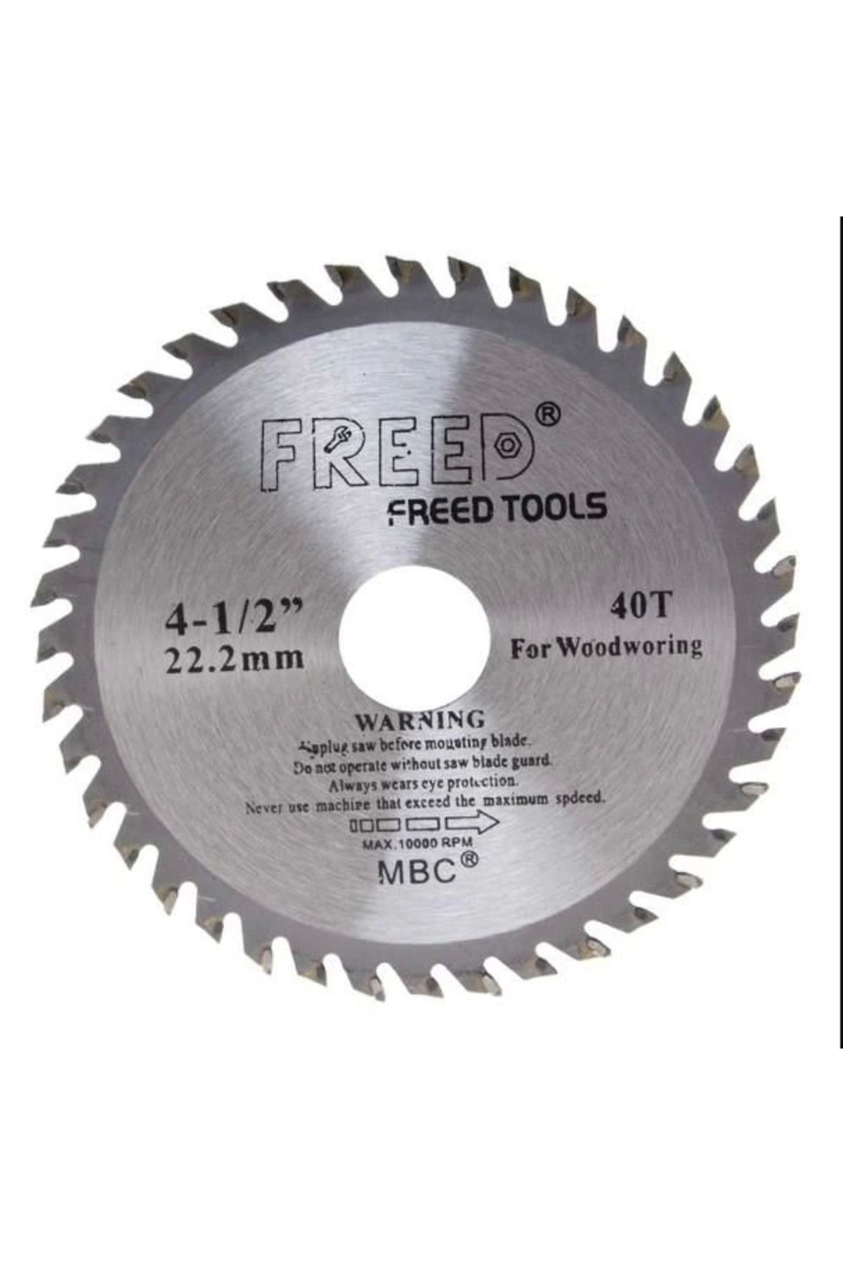 ShopNova Freed ASM-20 115 mm Ahsap Kesici Elmas Testere 40 Diş