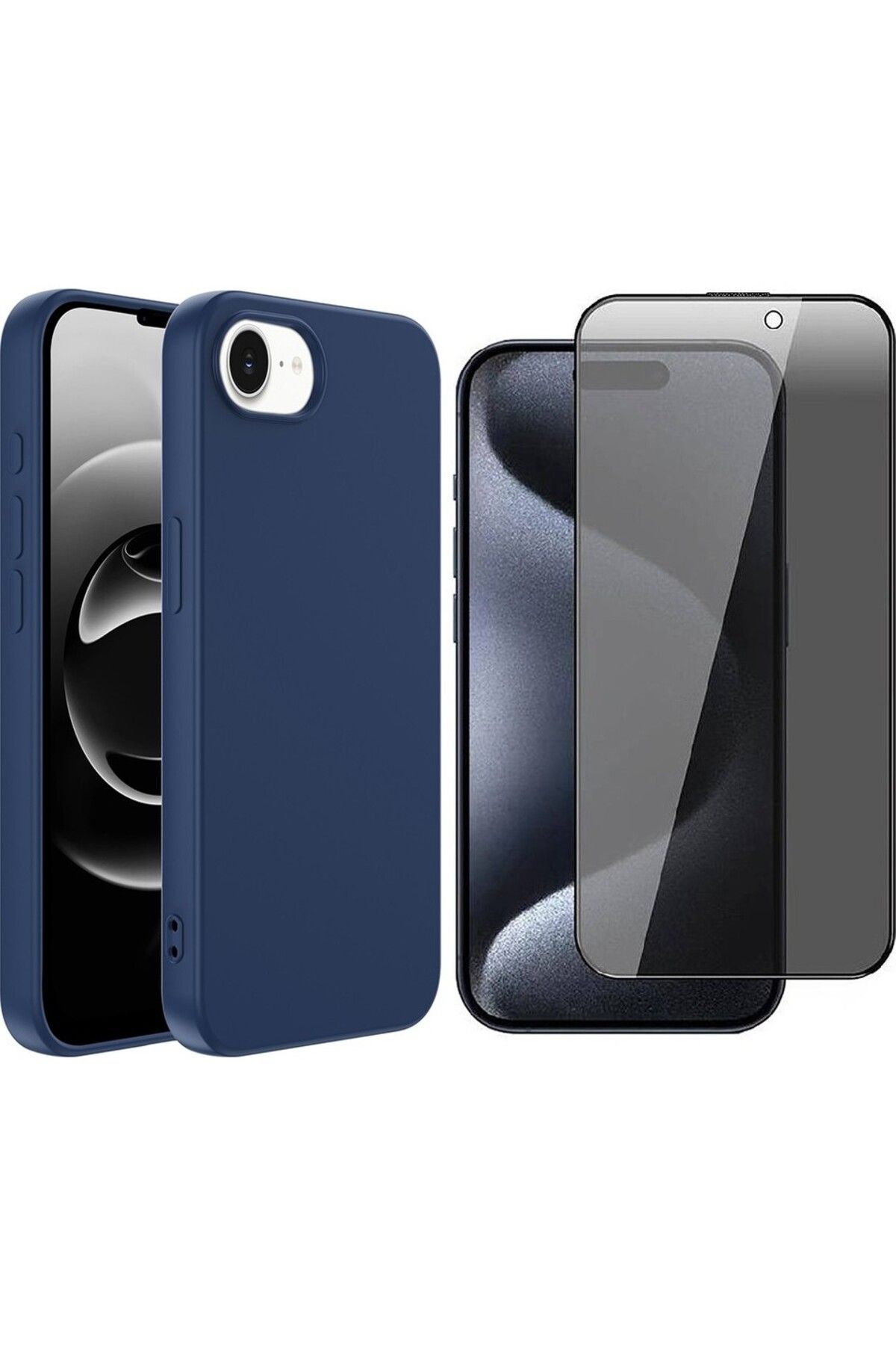 Vendas Apple iPhone 16E Kılıf Zore Mara Lansman Kapak + Hayalet Ekran Koruyucu