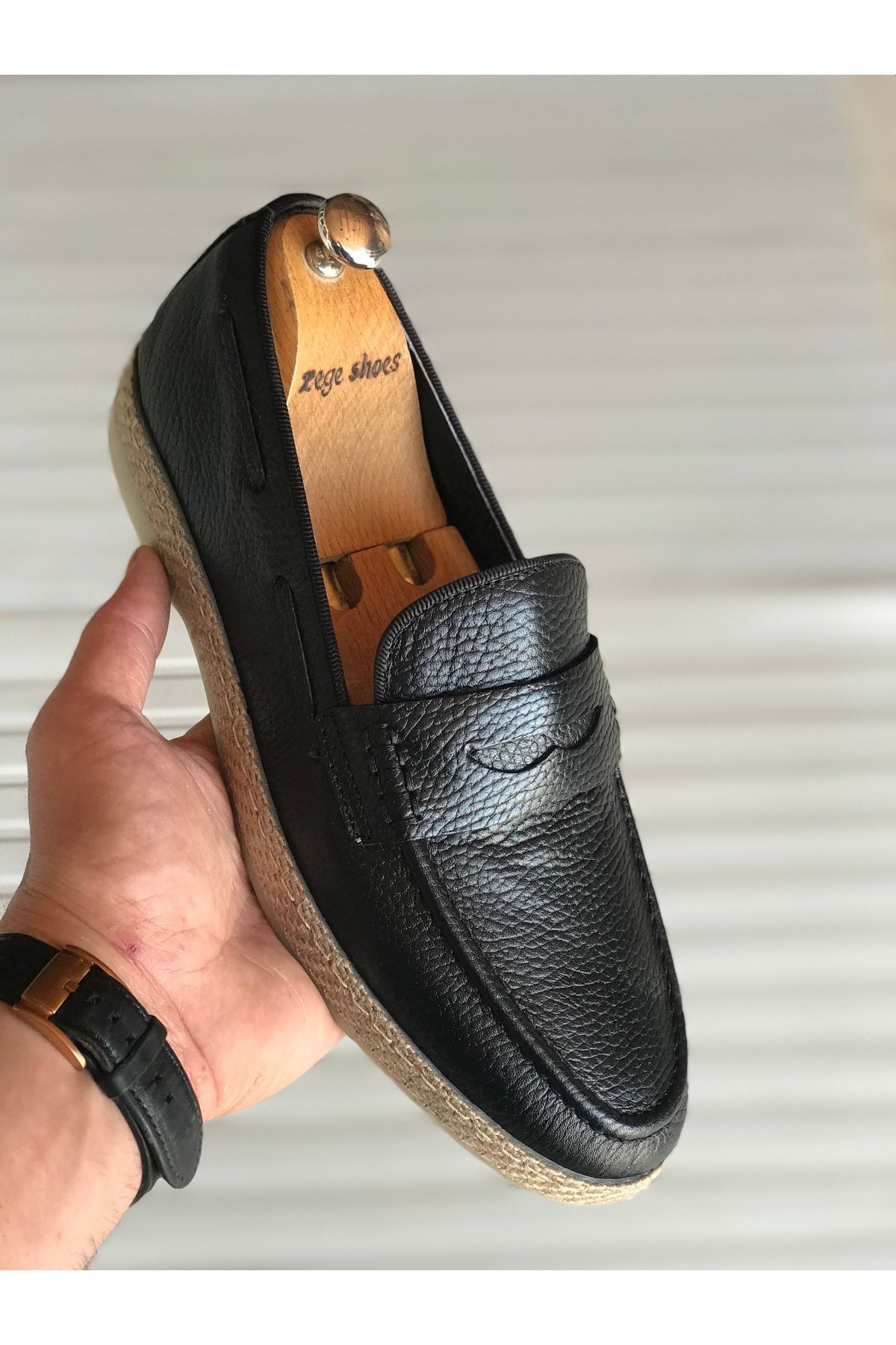 Zegeshoes Hakiki Deri Yeni Sezon jut Model Ayakkabı