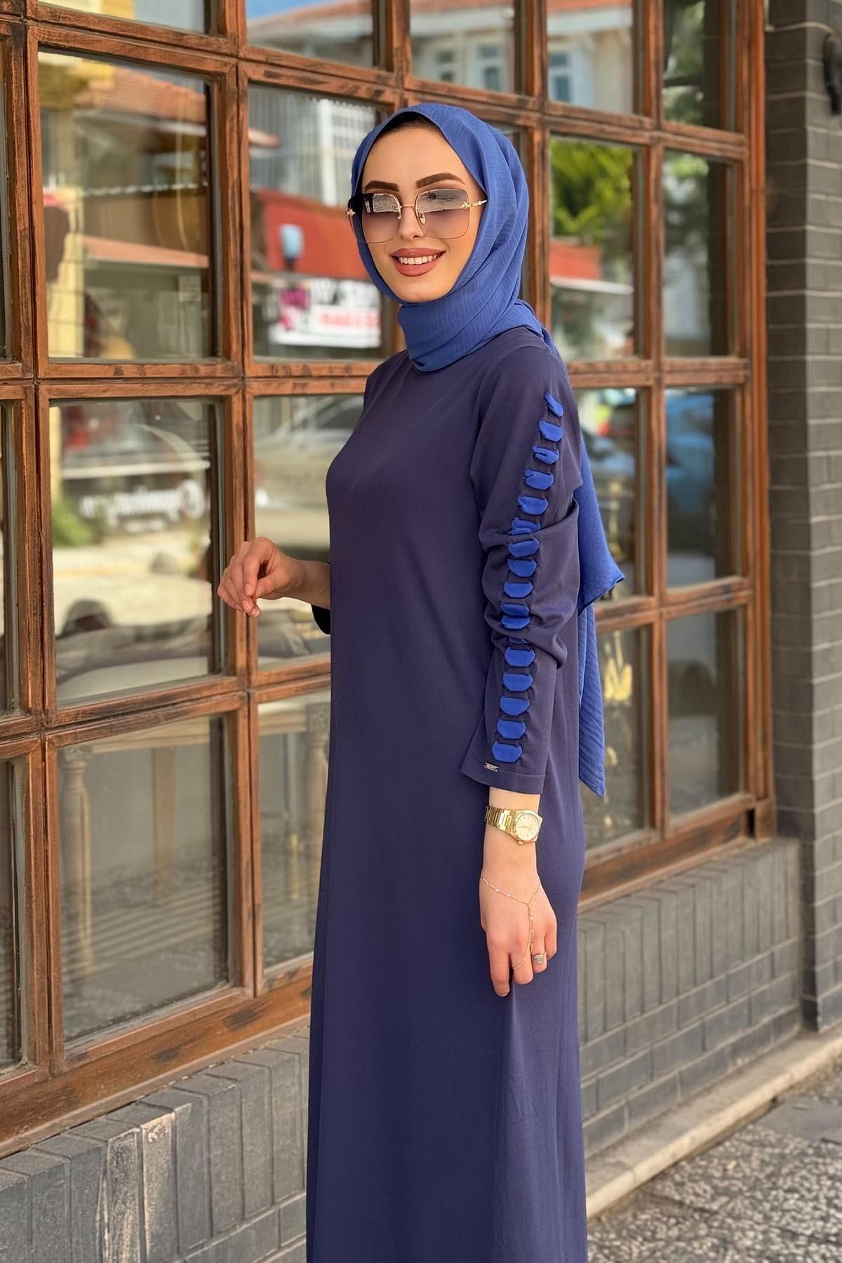 Invee-Invee Dress 7066 Indigo 3
