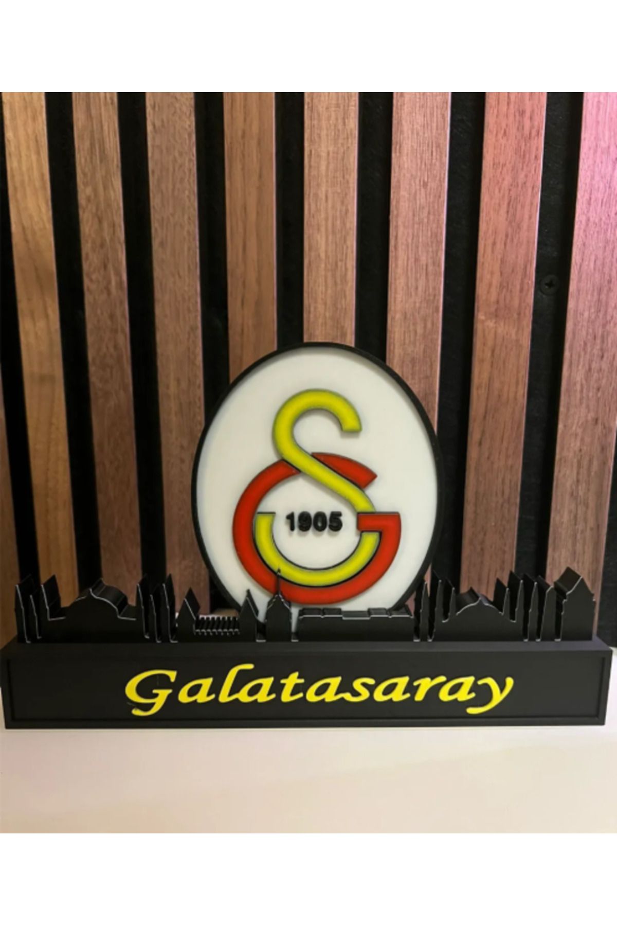 ABİSSE Galatasaray ve İstanbul Silüetli Masaüstü Dekor