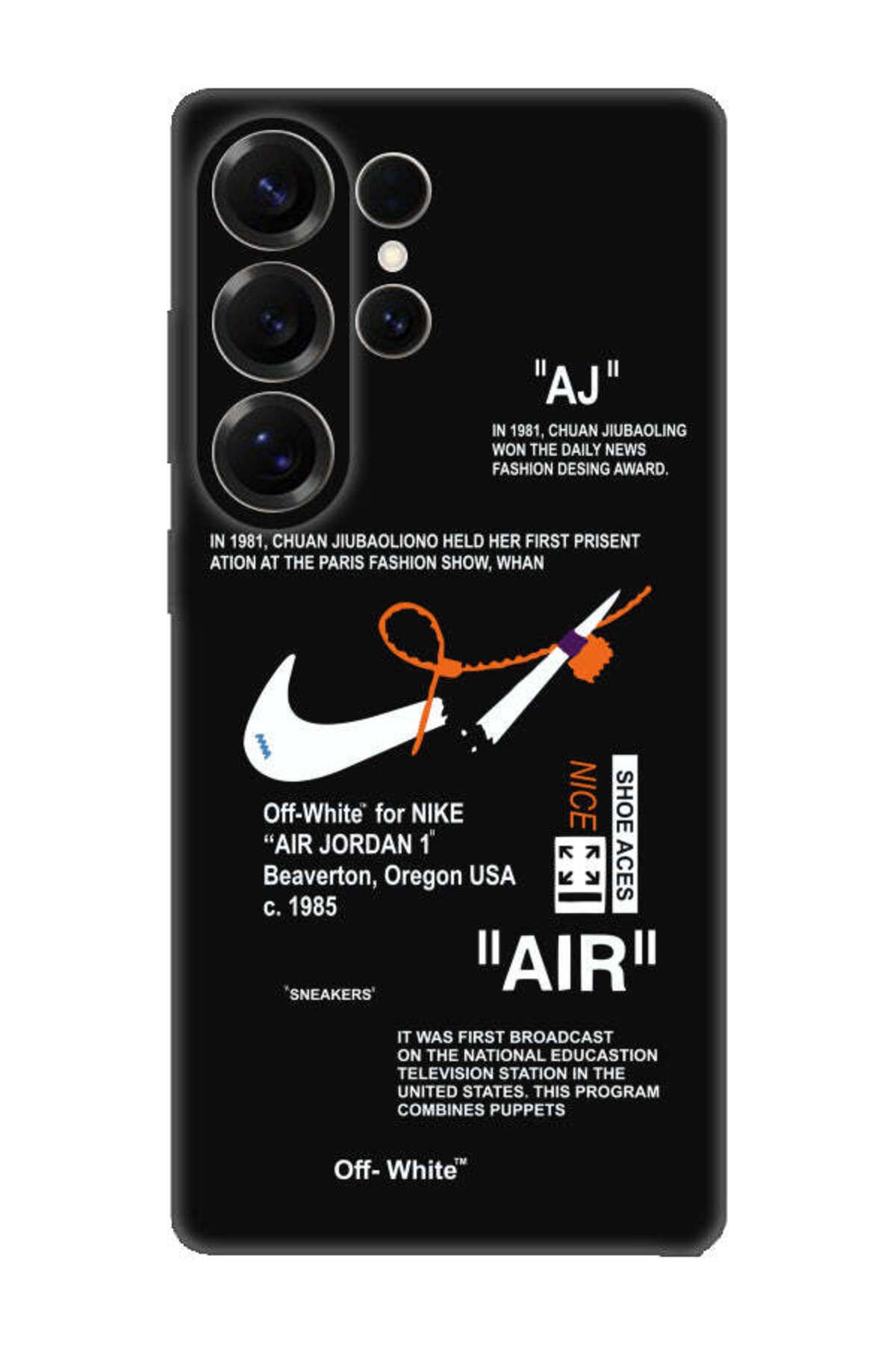frondcase S25 Ultra Uyumlu Nikke Air Siyah Telefon Kılıfı