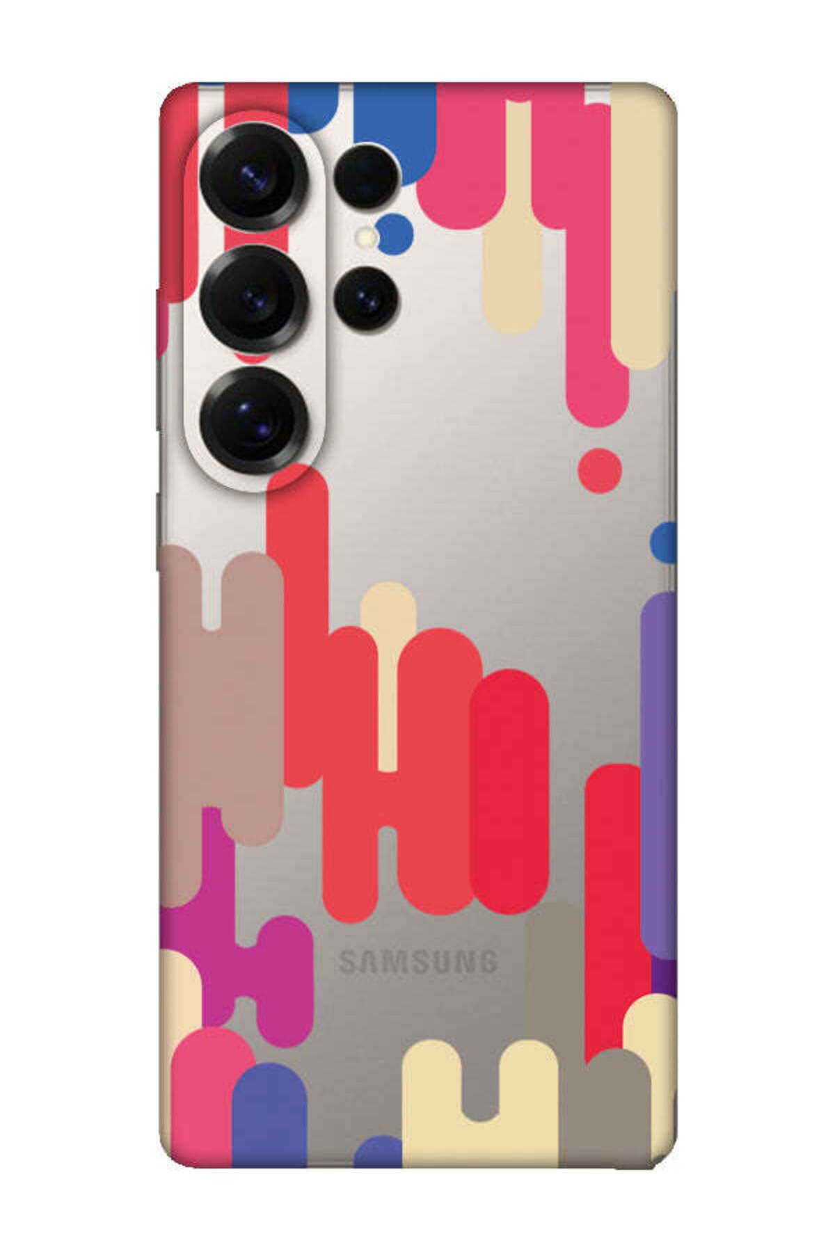 frondcase Samsung S25 Ultra Pop Art Şeffaf Telefon Kılıfı