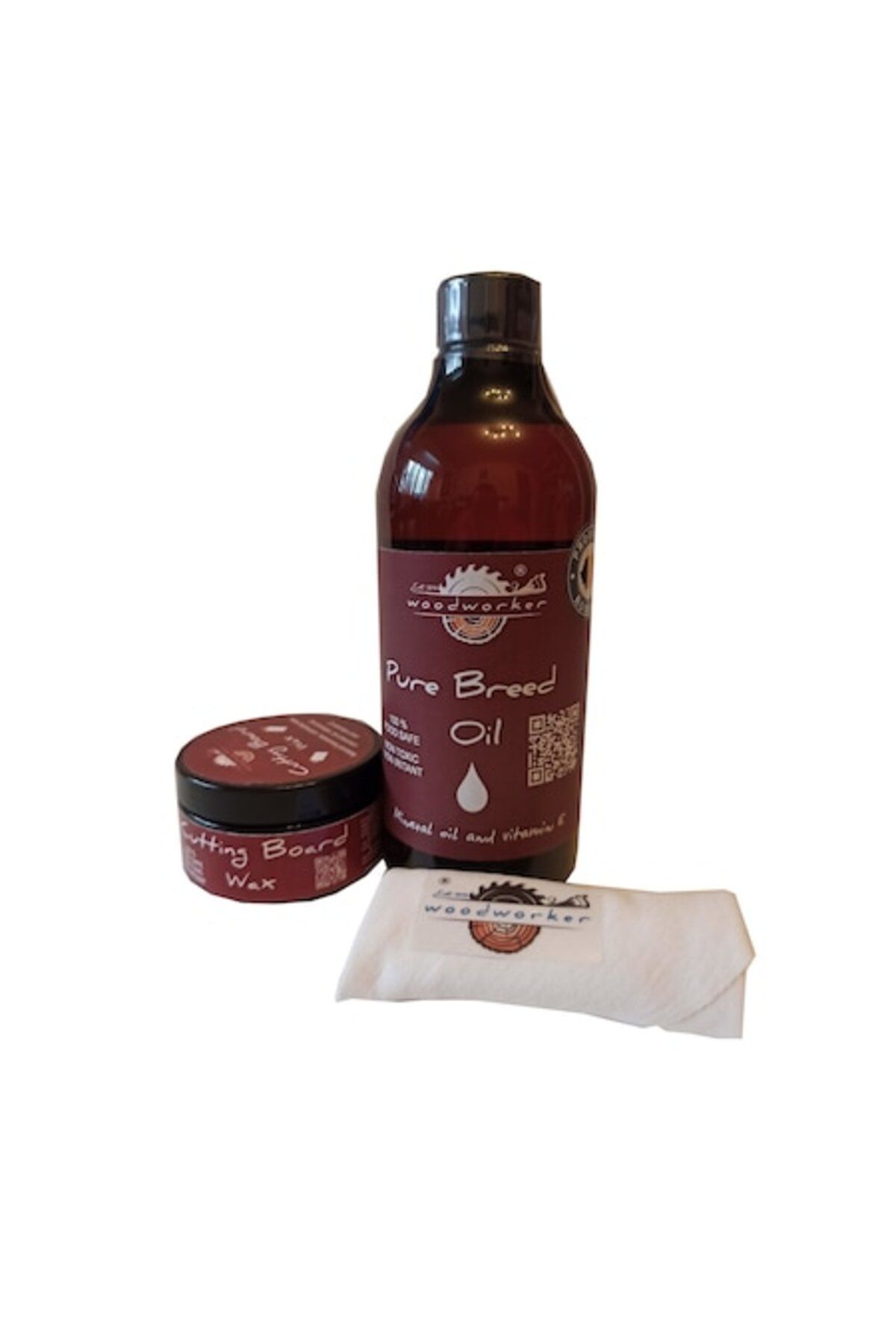 woodworker Set Finisare-ceruire Mobilier Lemn Masiv, Mix’n Match Pure Breed Oil & Cutting Board Wax, 500/100 - One Size