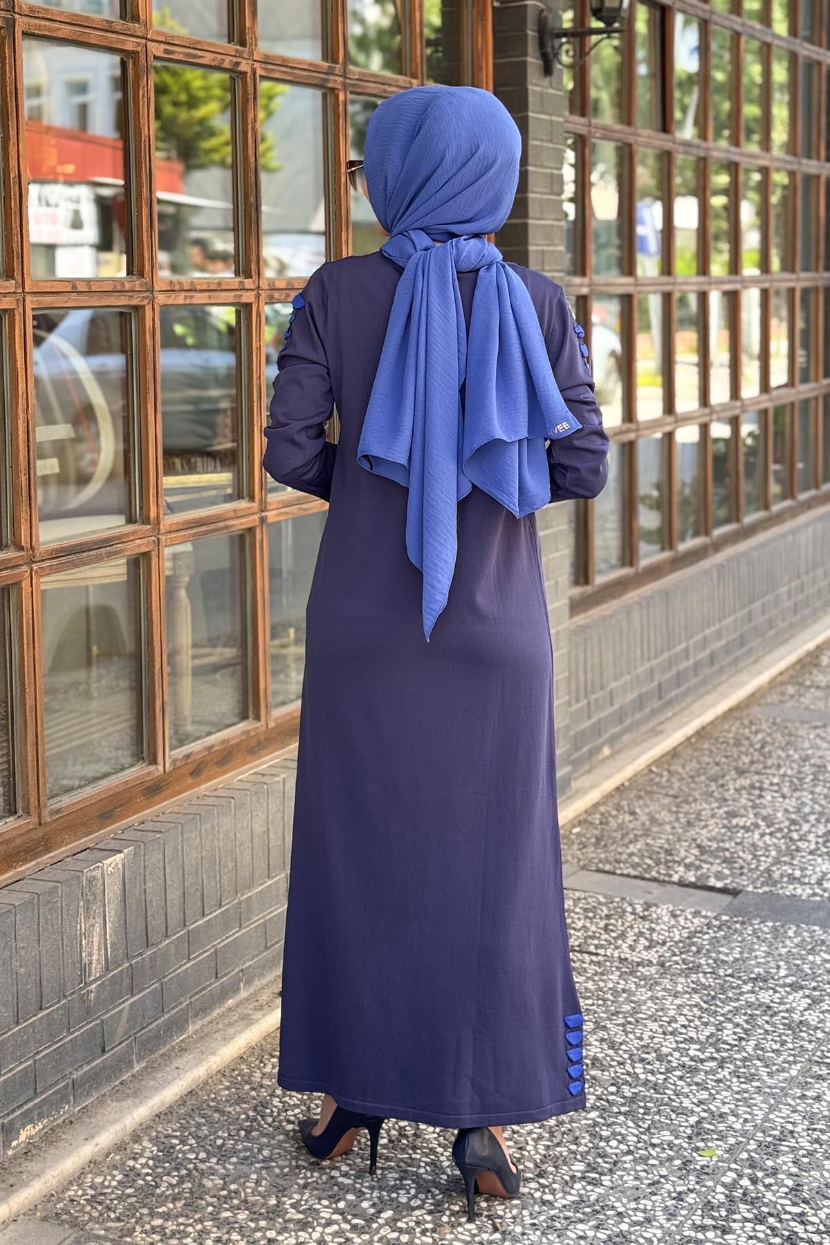 Invee-Invee Dress 7066 Indigo 4