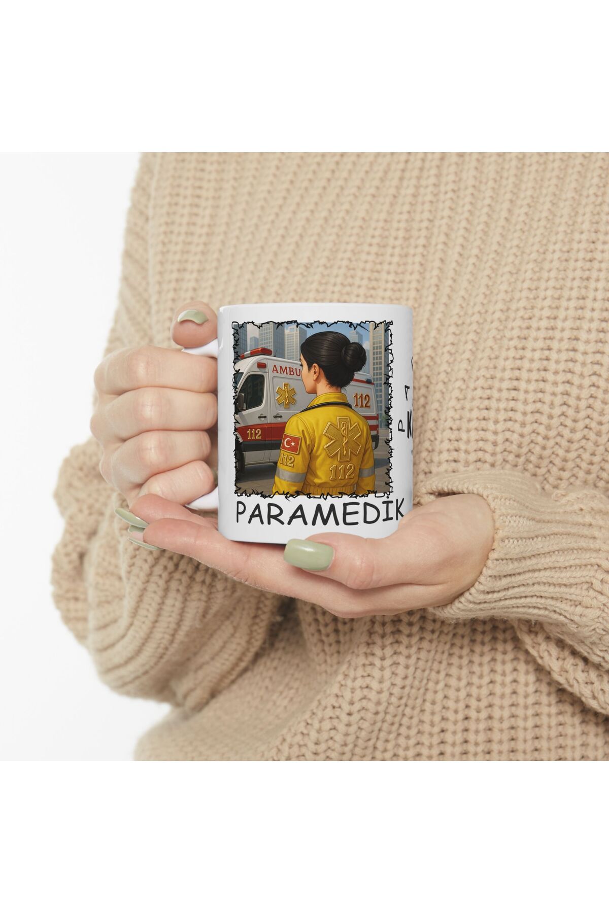 sıradışıhediyem kişiye özel paramedik kupa bardak paramedic mug arkadaşa hediye
