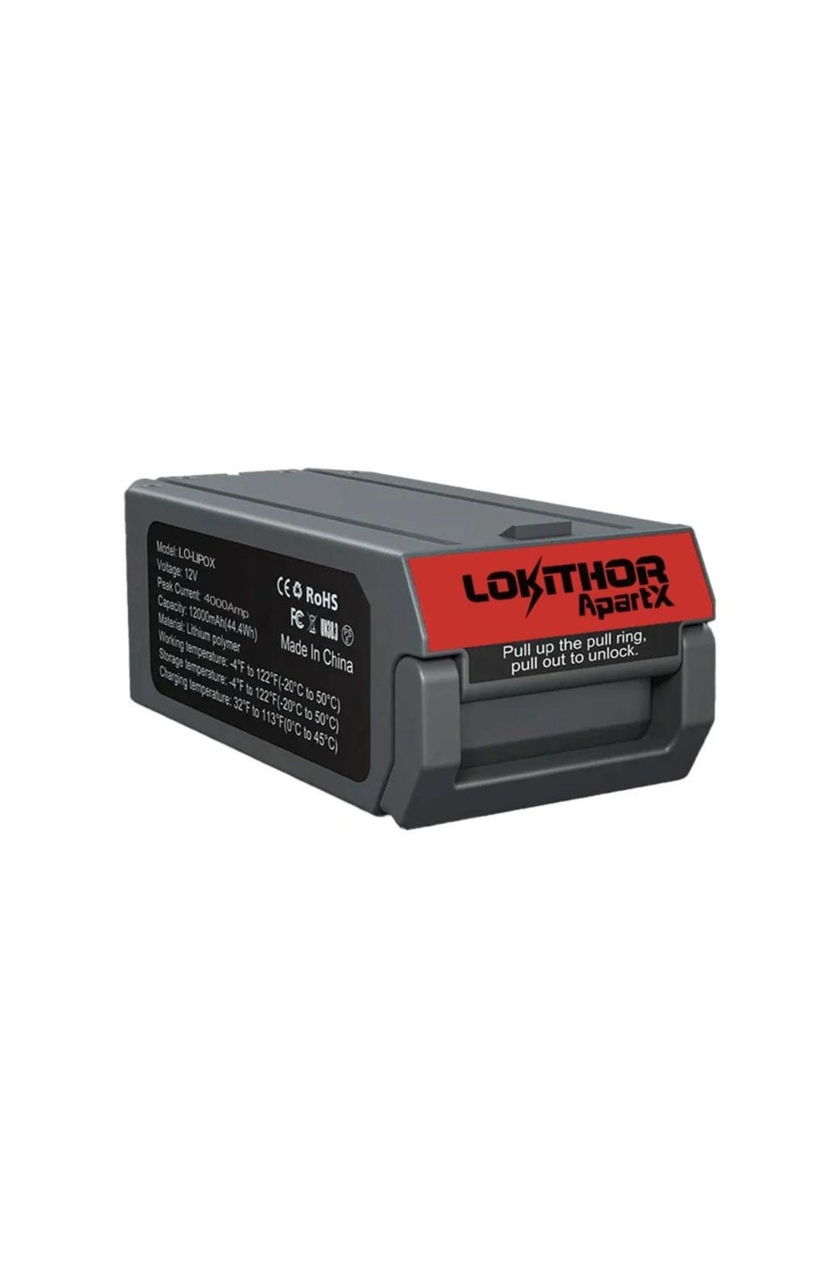 ShopNova Lokithor LIPOX 14.8Volt Li-Polimer 4000A Takviye Gücü APARTX ile Uyumlu Yedek Akü