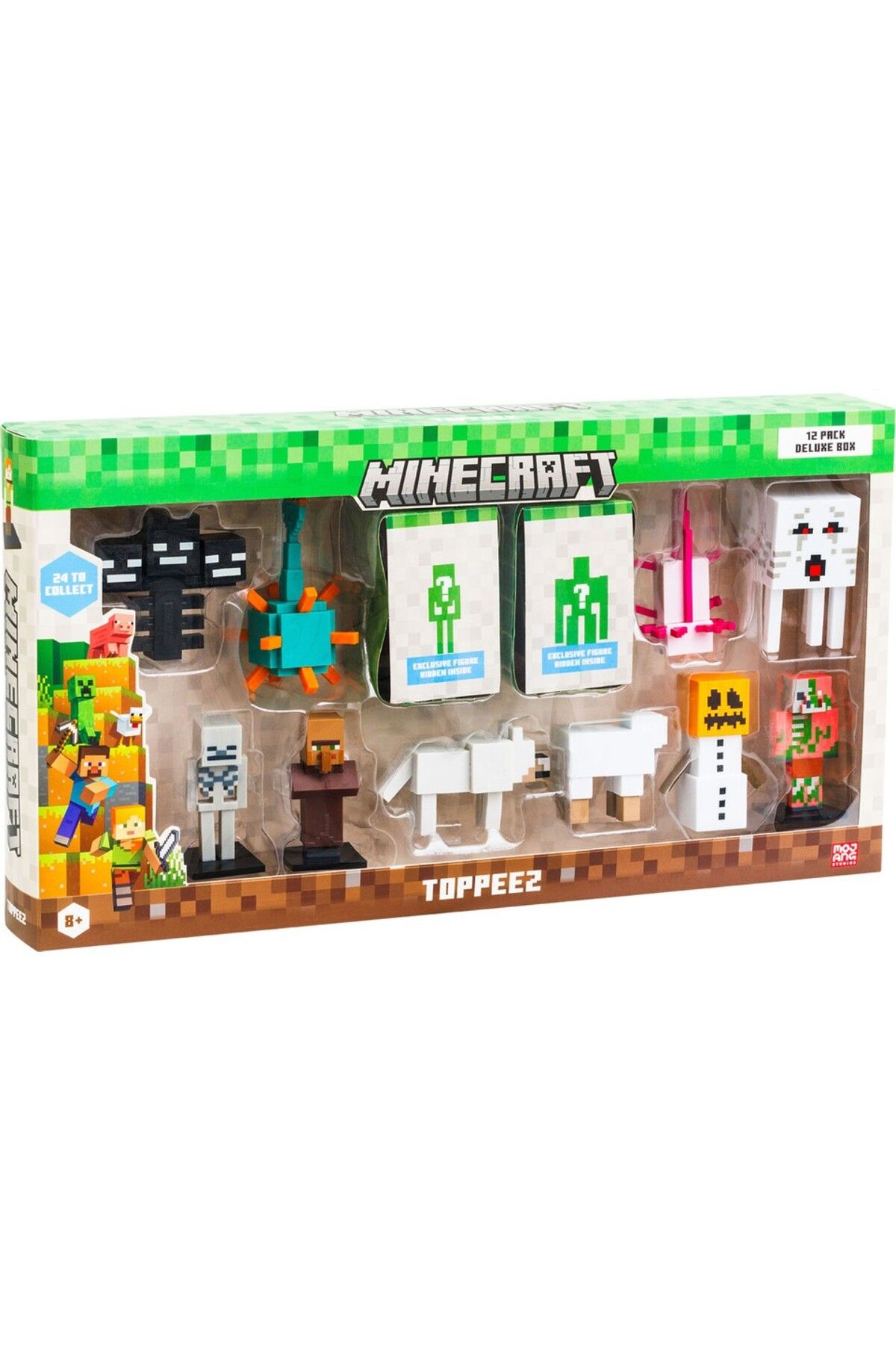 MINECRAFT MİNECRAFT 3D FİGÜR STAMPER 12'Lİ DELÜKS ST SET 2