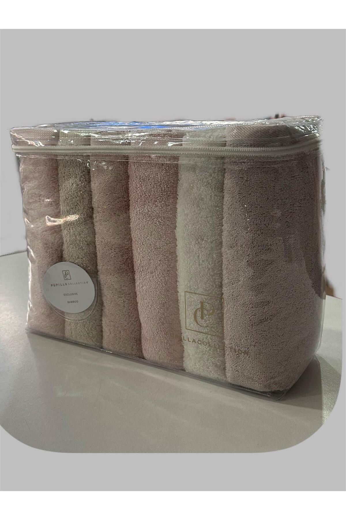 Pupilla Collection 6'Lı Havlu Takımı 50x90