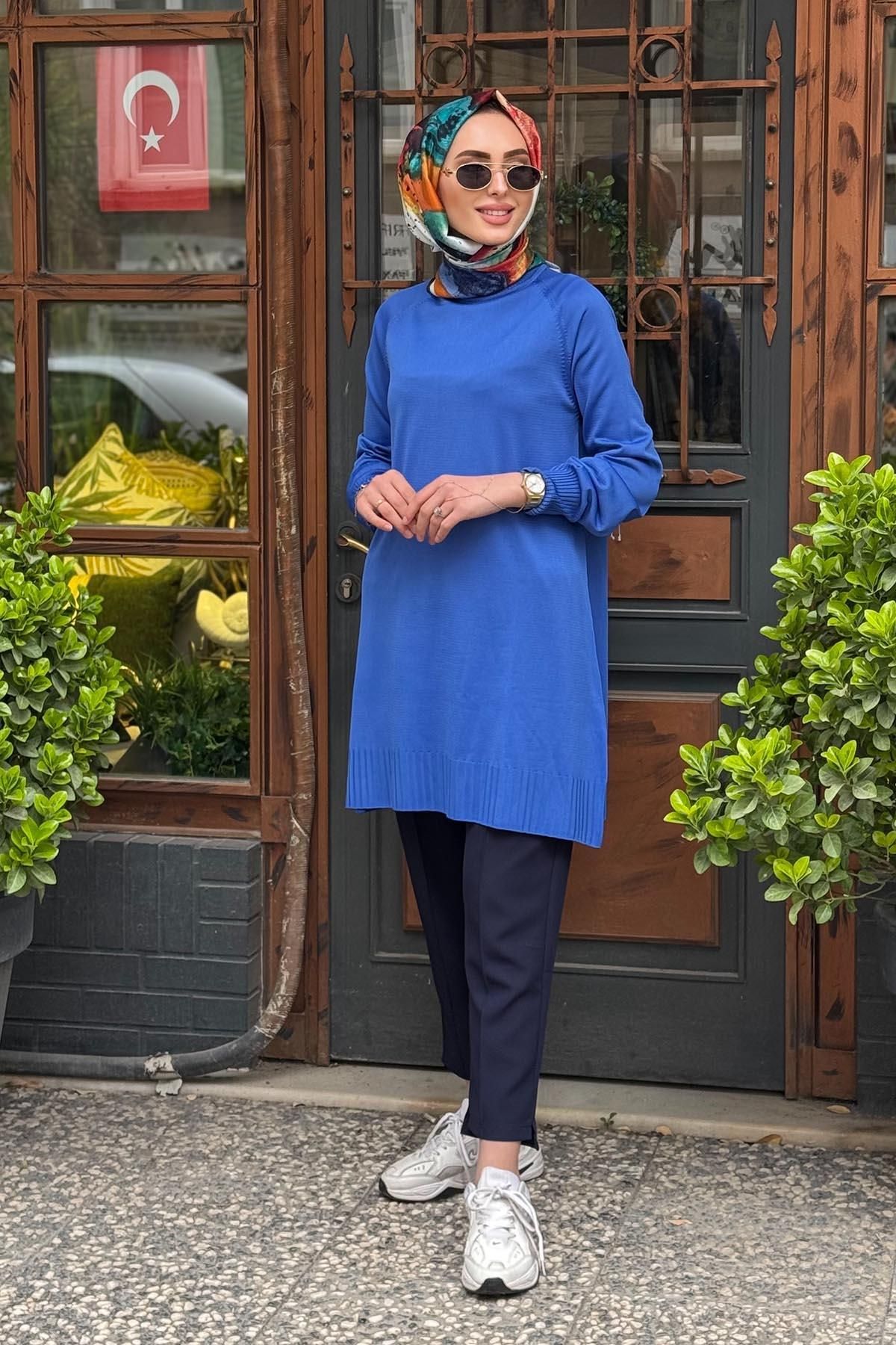 SCL Tunik 10002511711001 Saks Mavi
