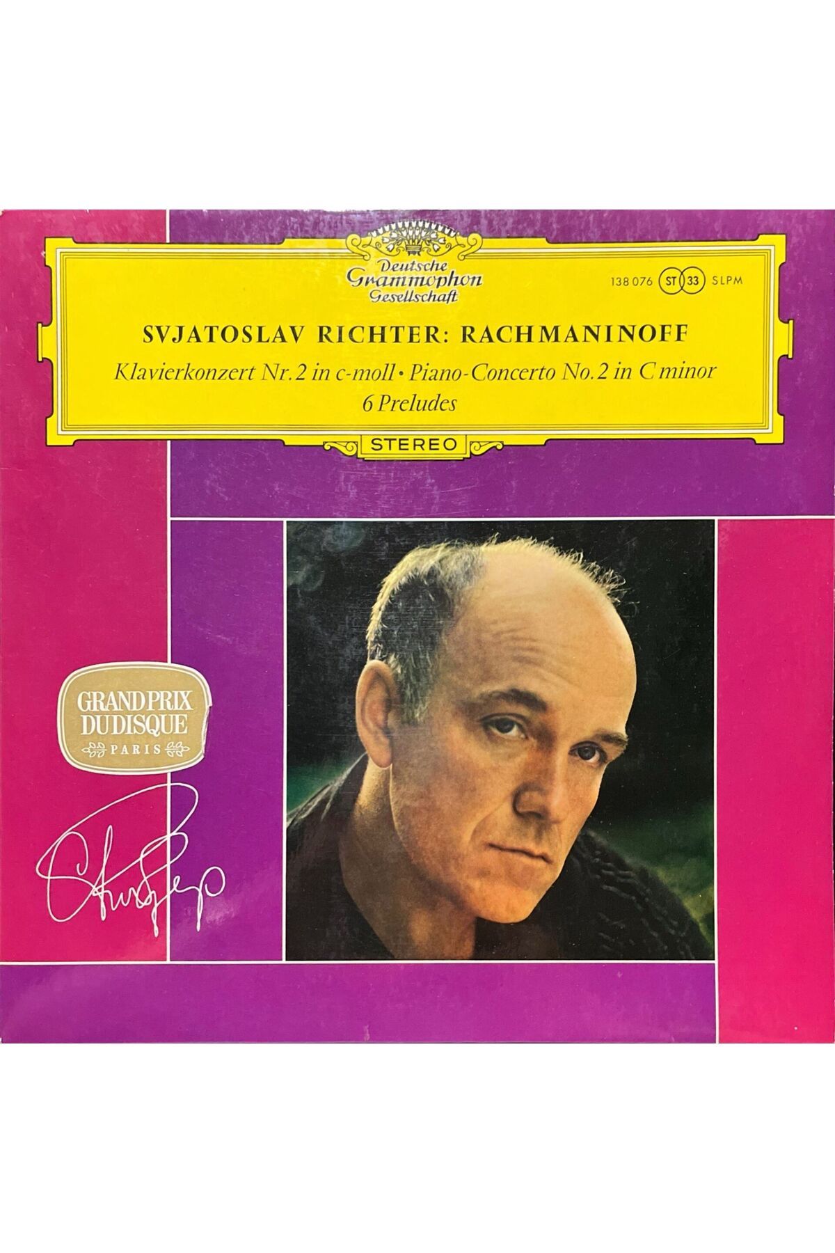 Plak İstasyonu Svjatoslav Richter: Rachmaninoff LP Plak