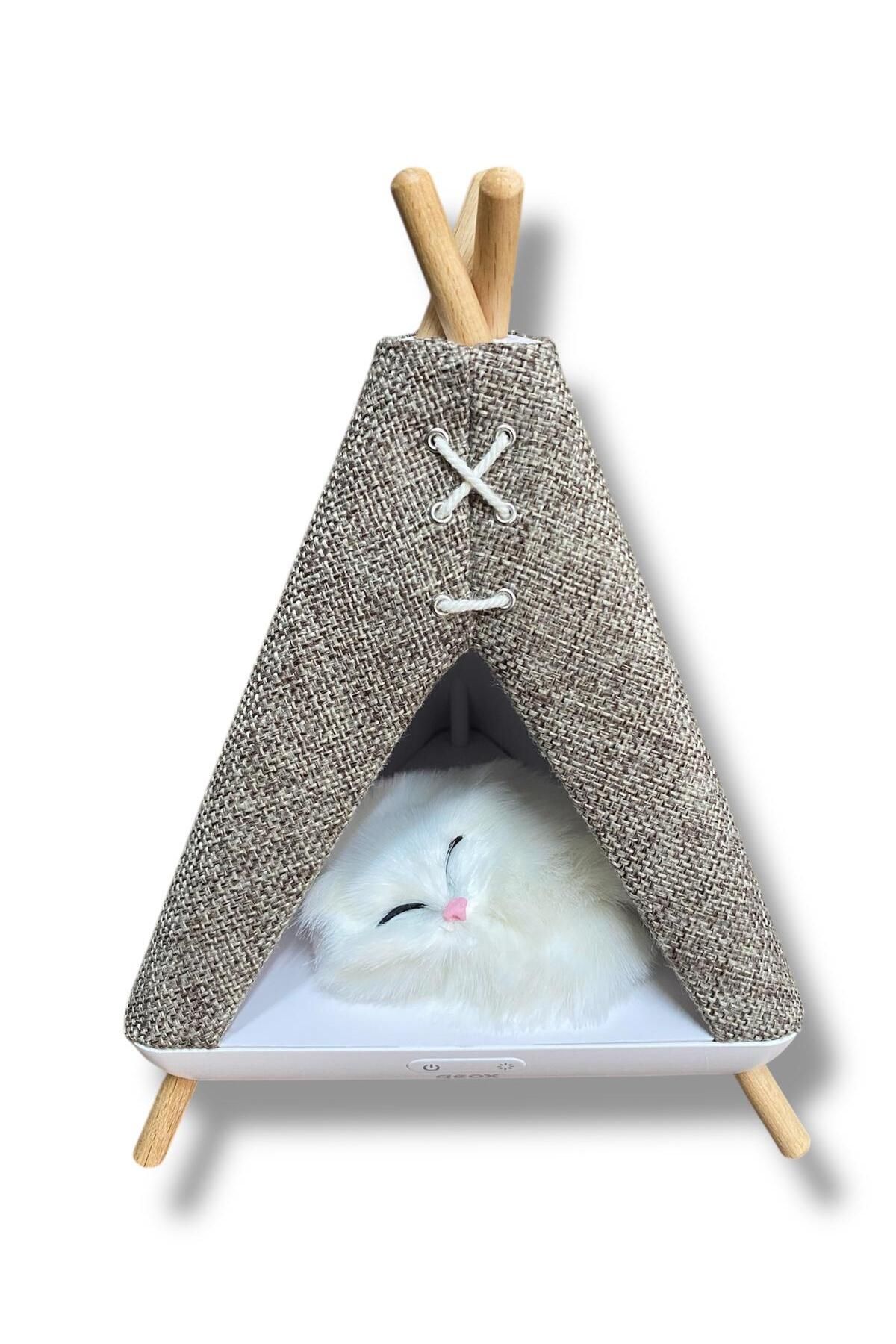Geox Tent Shape Kedili Masa Lambası, Gece Lambası