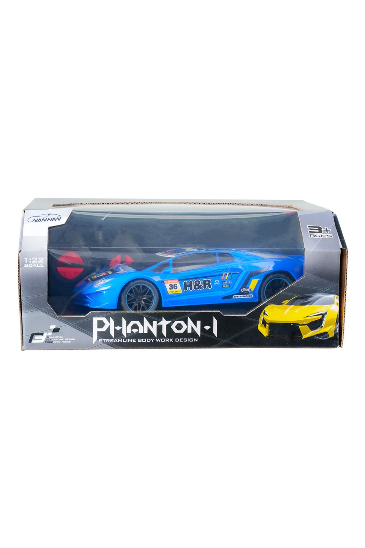 MEGA 1:22 PHANTOM GT DÖRT YÖNLÜ HAREKET EDEN KUMANDALI YARIŞ ARABASI MAV