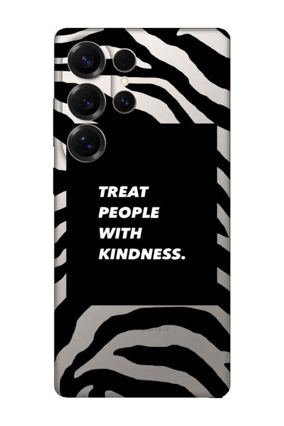 frondcase Samsung S25 Ultra Zebra Motto Şeffaf Telefon Kılıfı