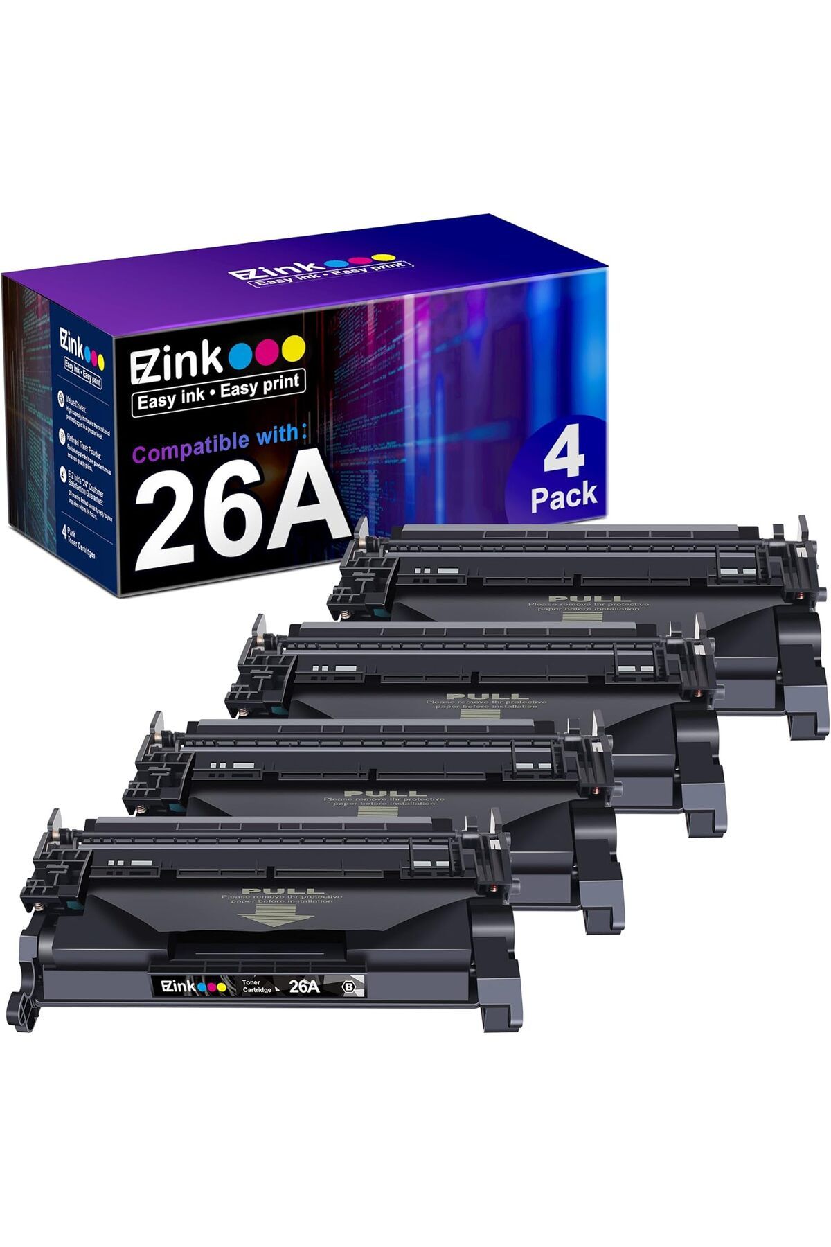 HP YA-DE BİLİŞİM AİTTİR İÇERİK CF226A to use with M402n M402d M402dn M402dw M426fdw M426fdn 4ADET
