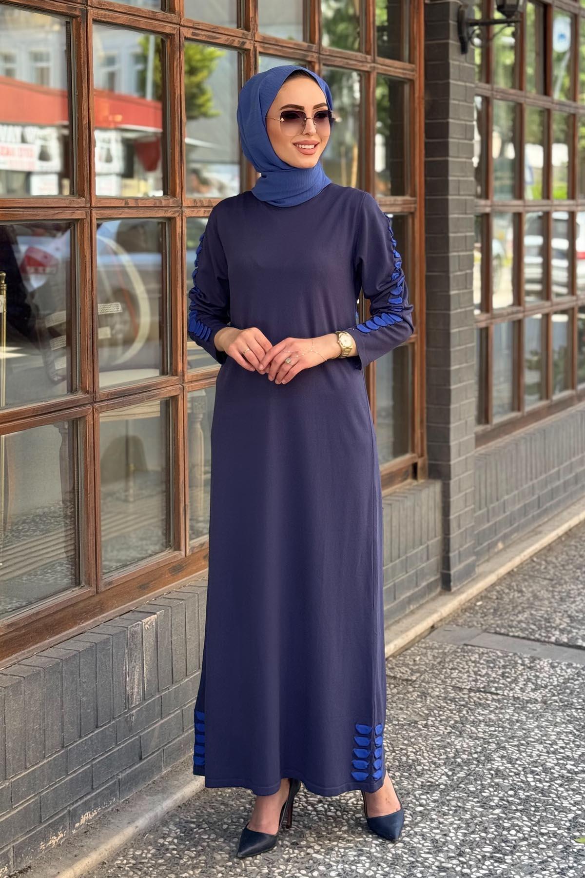 Invee-Invee Dress 7066 Indigo 1