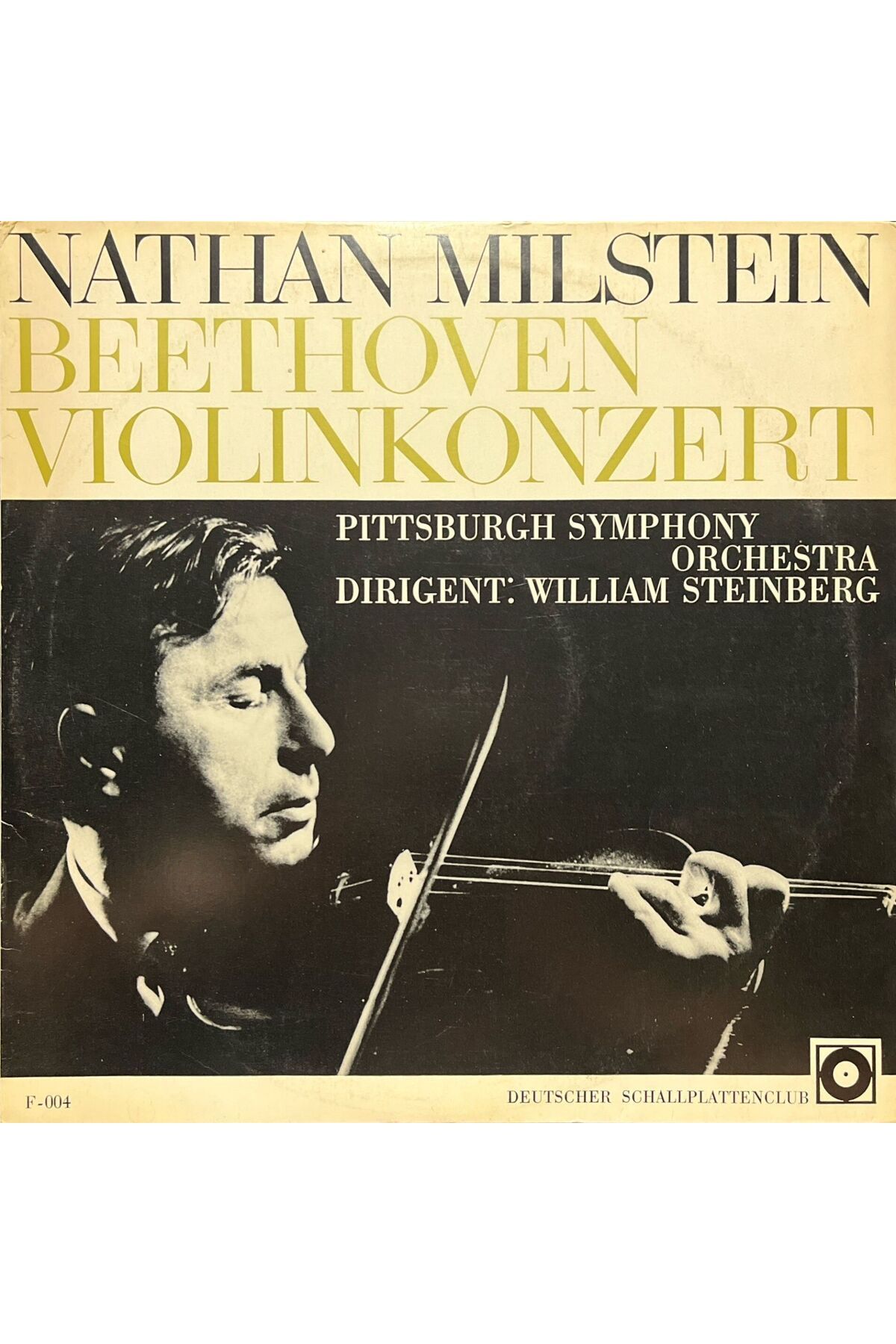 Plak İstasyonu Nathan Milstein Beethoven Violinkonzert LP Plak