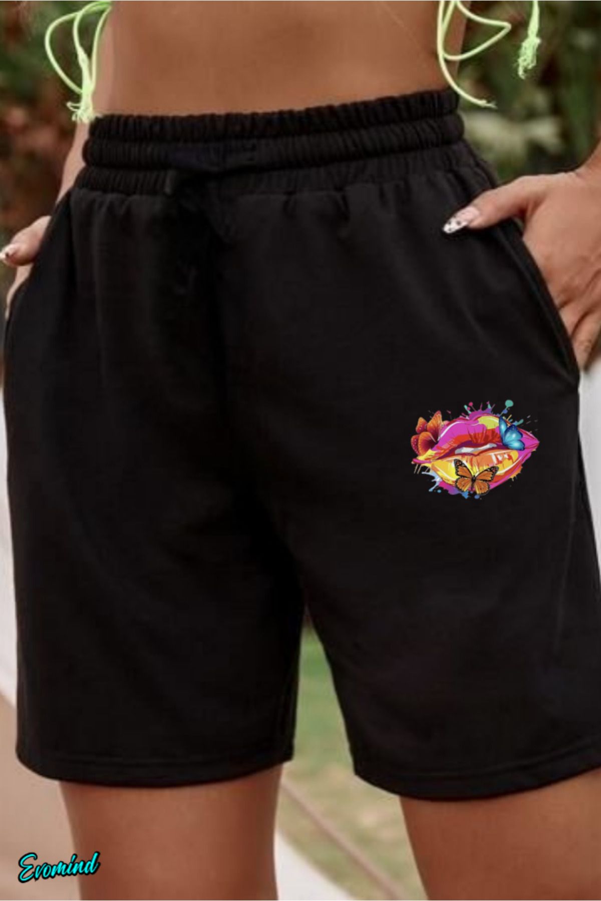 Evomind Baskılı Unisex Şort