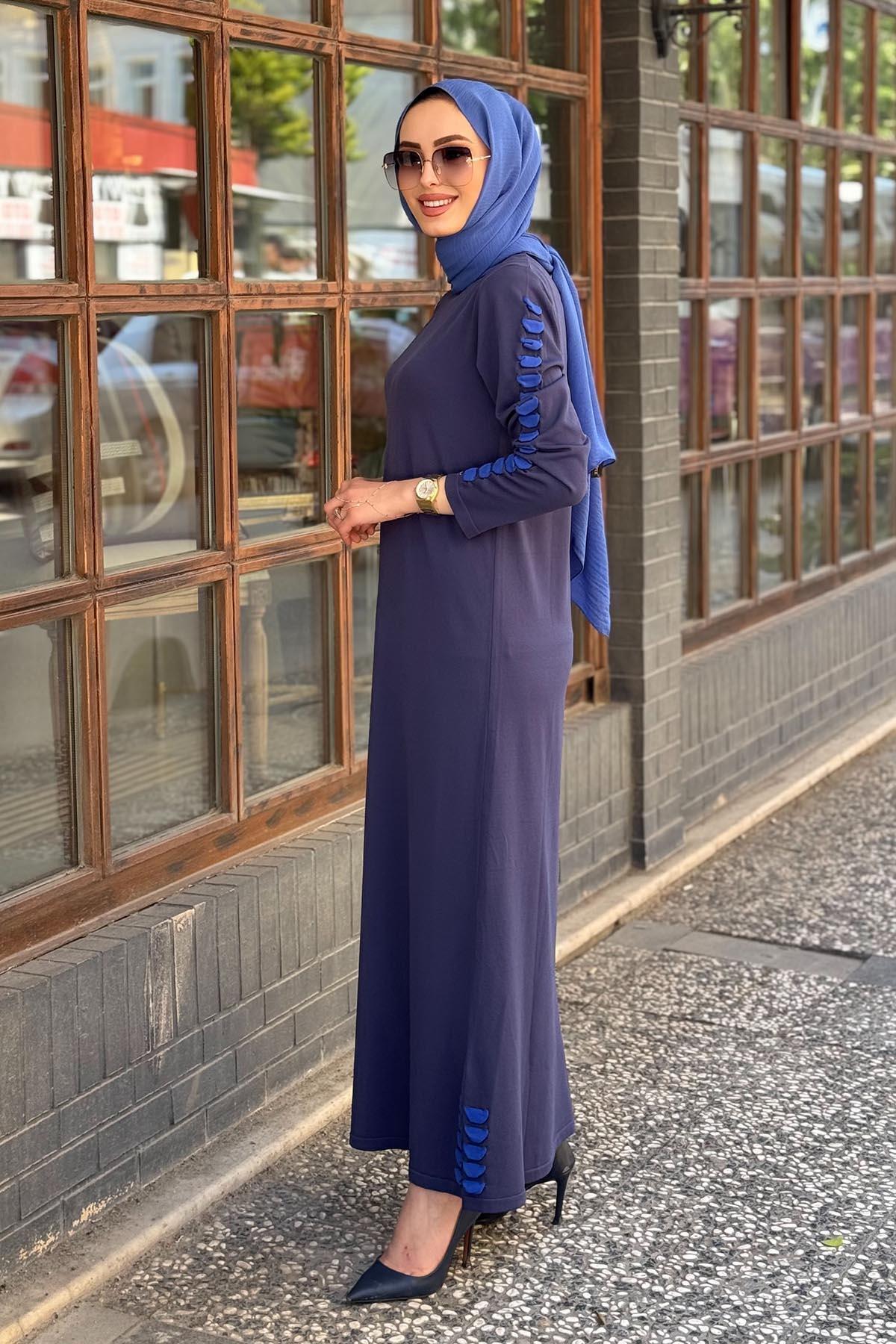 Invee-Invee Dress 7066 Indigo 2