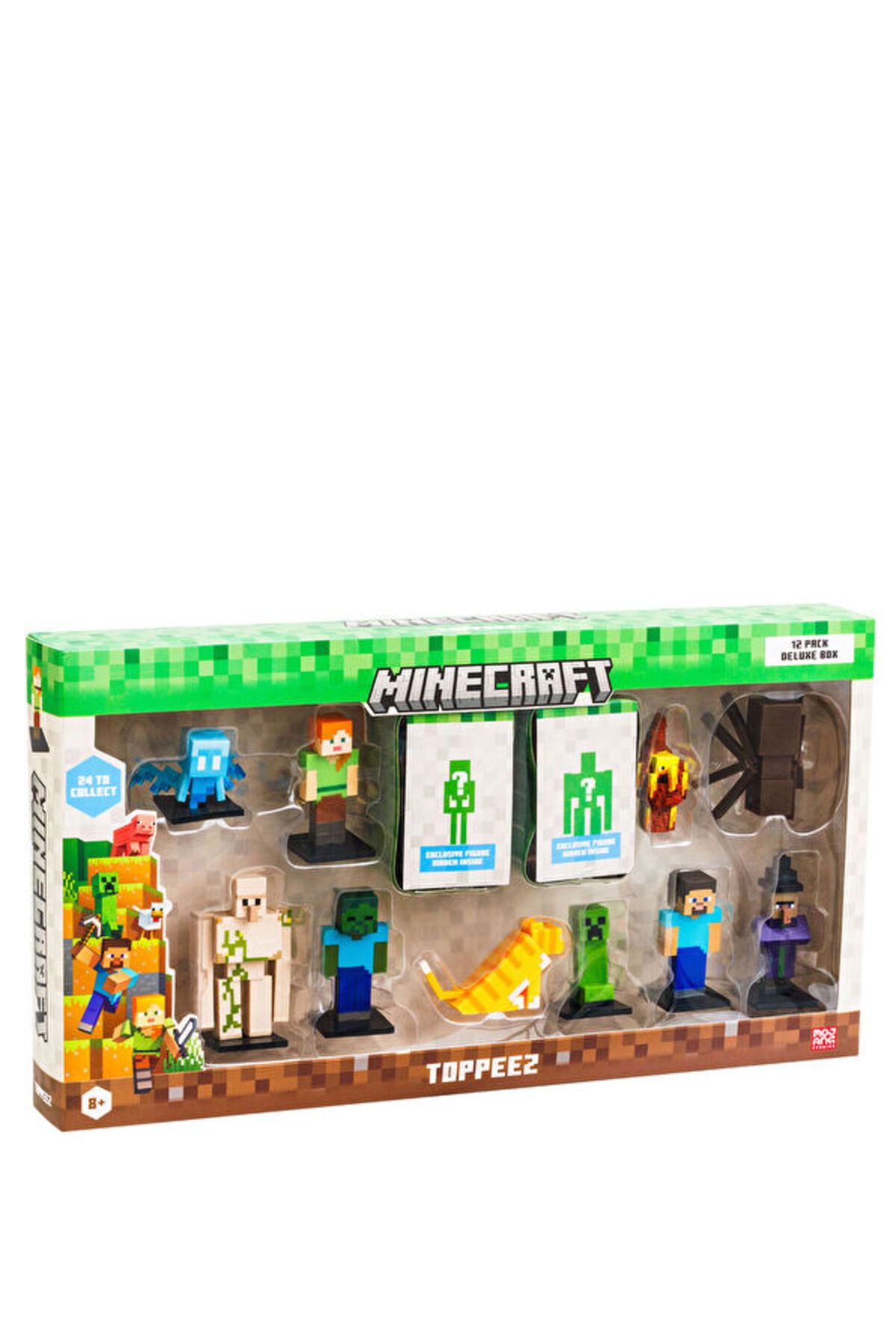 MINECRAFT MİNECRAFT 3D FİGÜR STAMPER 12'Lİ DELÜKS ST SET 1