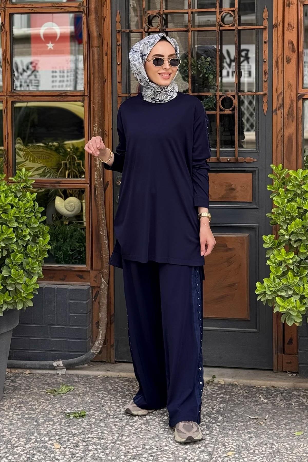 Ceremony Pantolonlu Takım S-5983 Lacivert
