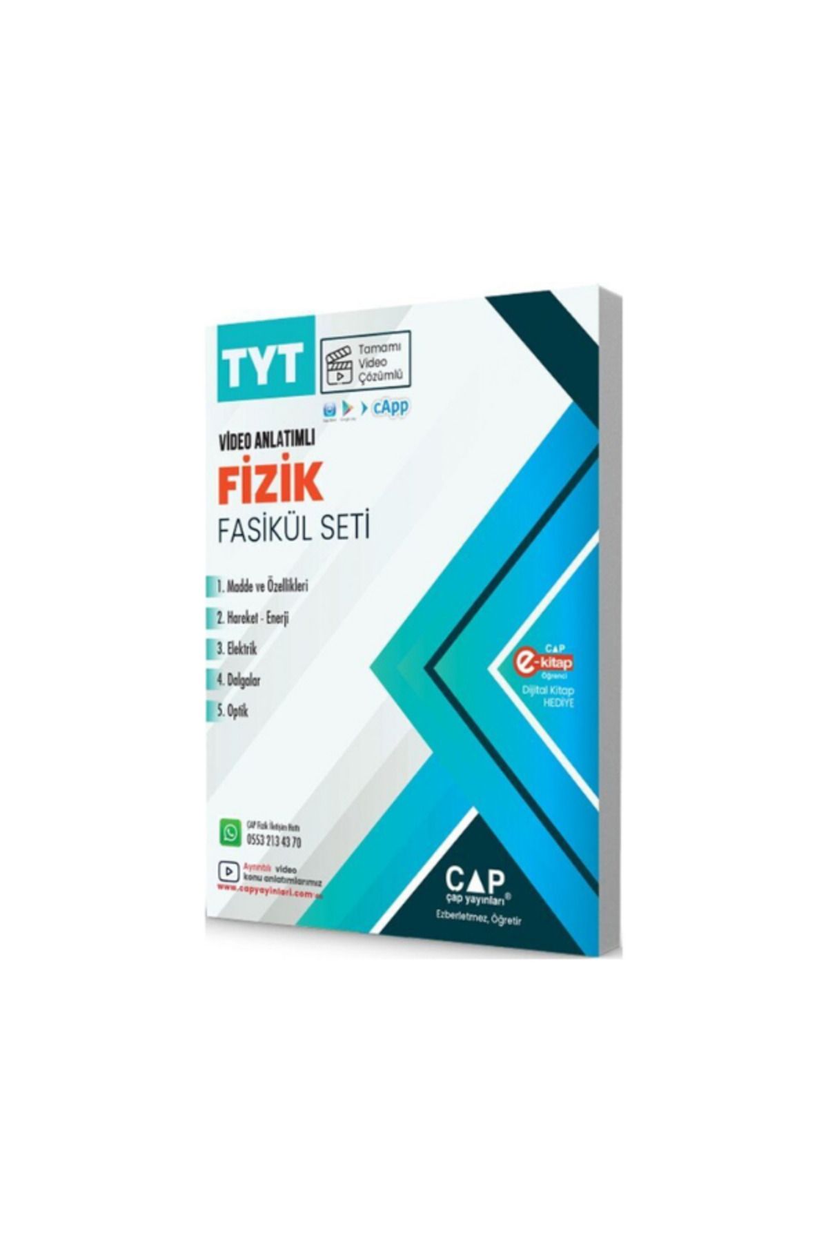 Yargı Yayınları 2025 çap tyt fizik fasikül set