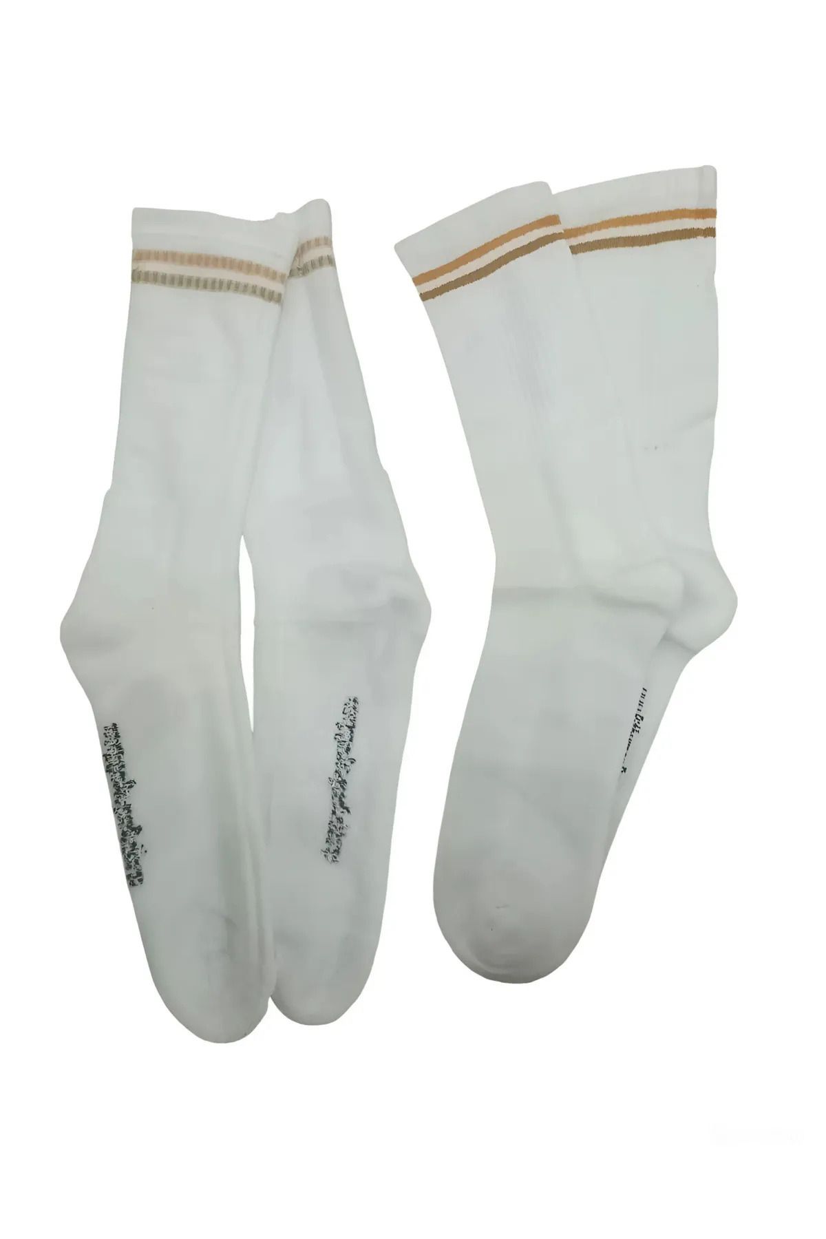 medi store 6'lı Taban Havlu Çizgili Tenis Spor Çorap 6 Çift