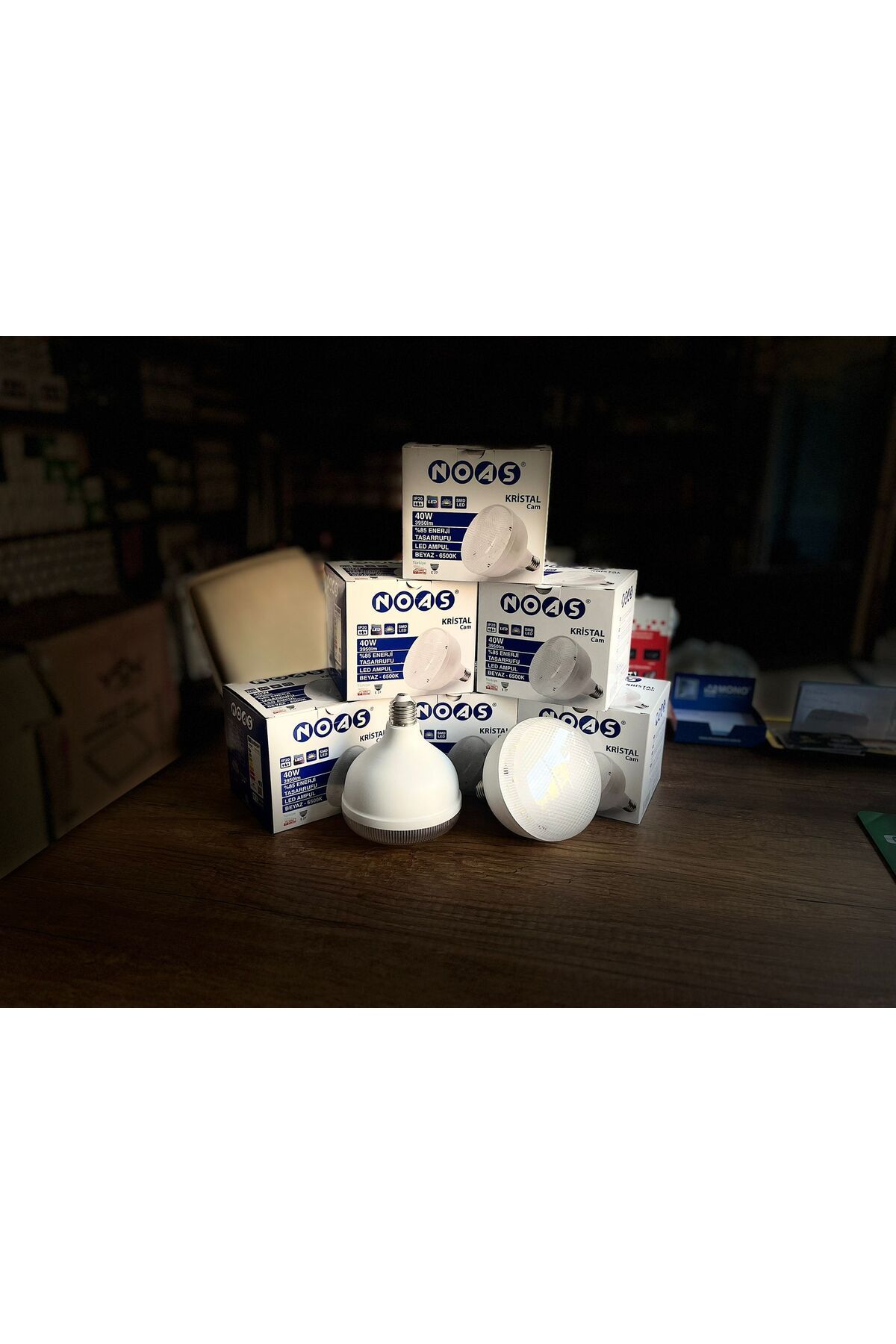 Noas LED 40 W KRİSTAL TORCH AMPUL