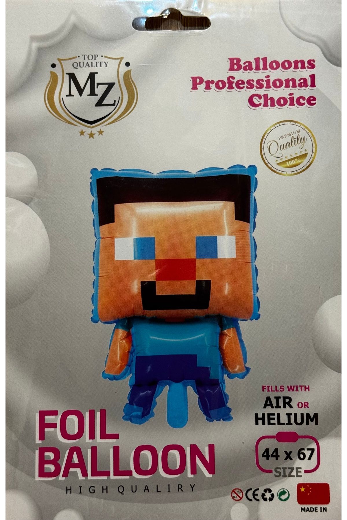 KATRİN Mine craft tekli folyo balon
