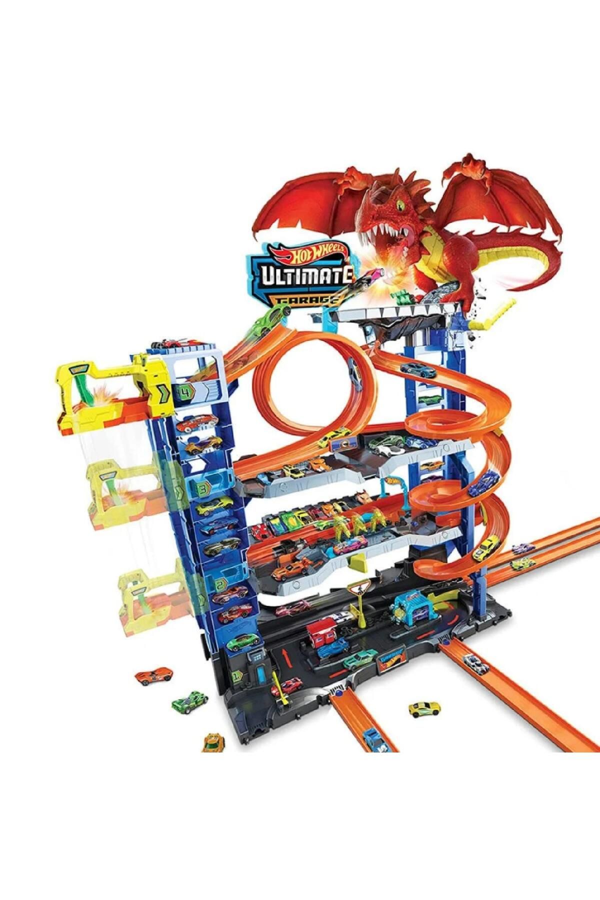 toysclub TOYS CLUB MTL-HKX48 H O T _ W H E E L S BÜYÜK ULTIMATE GARAJ