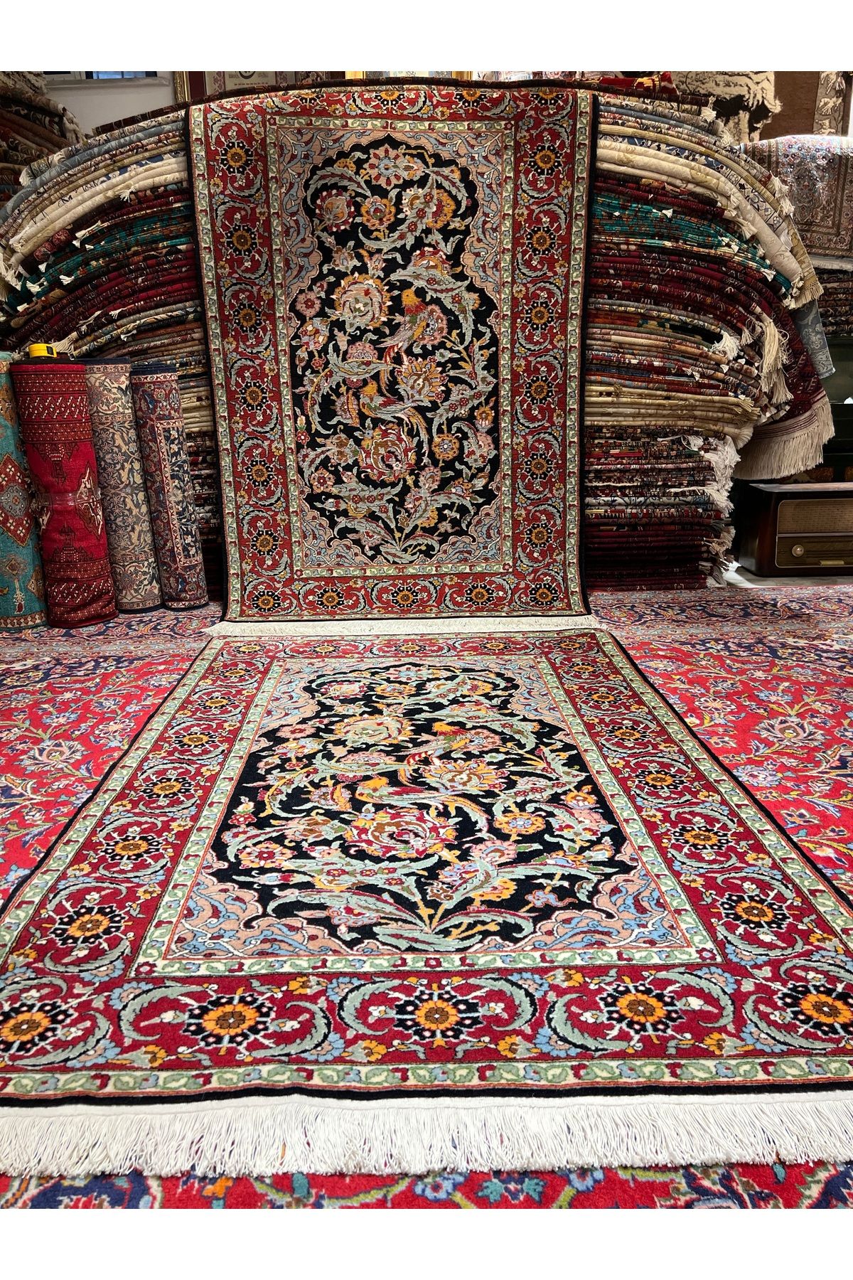 RD RAMAZAN DAĞ EL HALI SANATI El Dokuma Sümerbank Hereke Halısı İmzalı Topkapı Modeli Muazzam Eserler Ebat 180x120