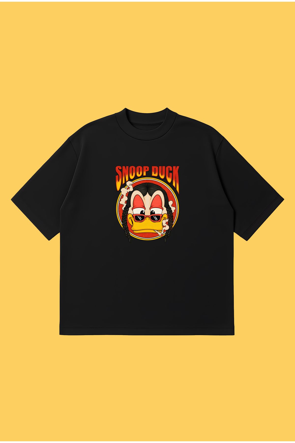 PURE POWER Snoop Duck Boxy Fit Oversize Unisex Tshirt – Baskılı Tişört | Streetwear