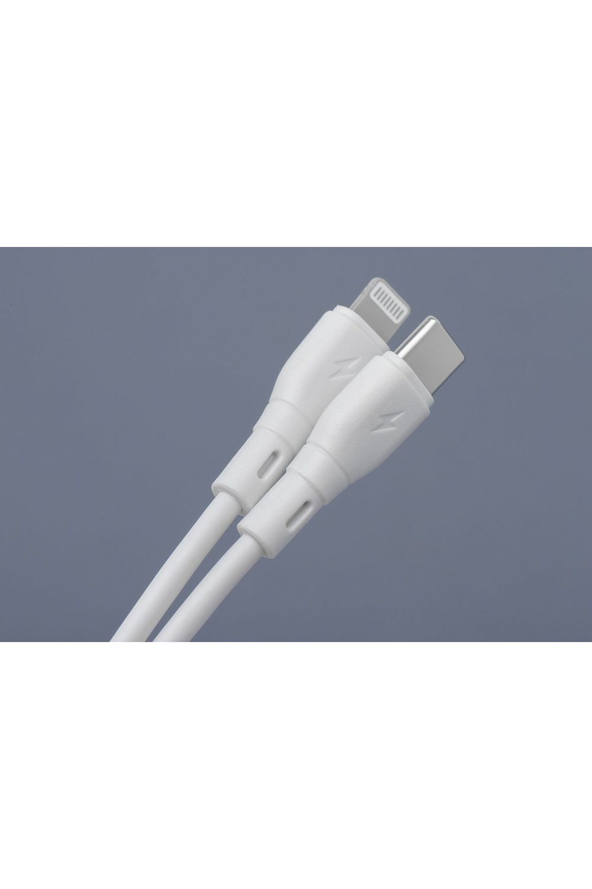 REDz Accessories-Cablu de încărcare de la tip C la Lightning, 2.4A, 27W, PJ72-18-3, 1m, alb 2