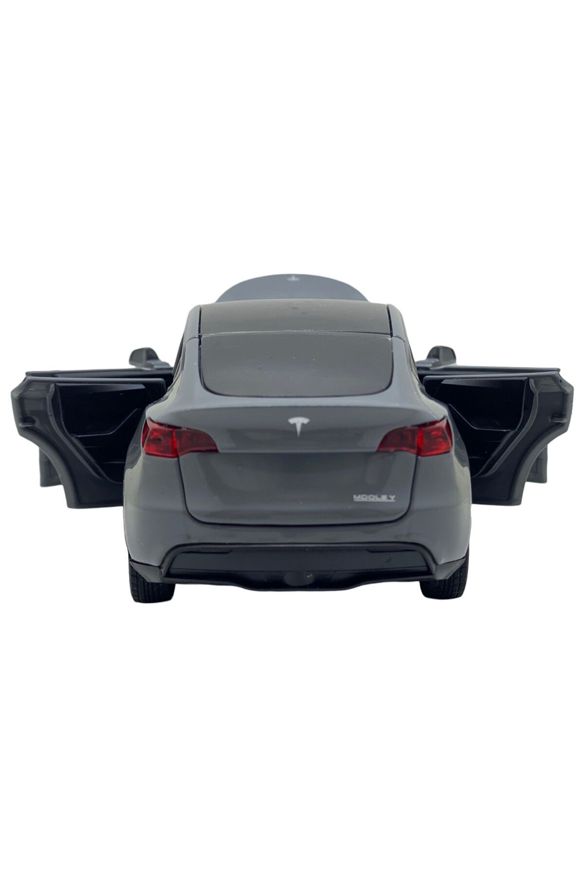 JPT Macheta Tesla Model Y Gri Deschide 4 Usi, Portbagaj Si Capota, Lumini Si Sunete - One Size