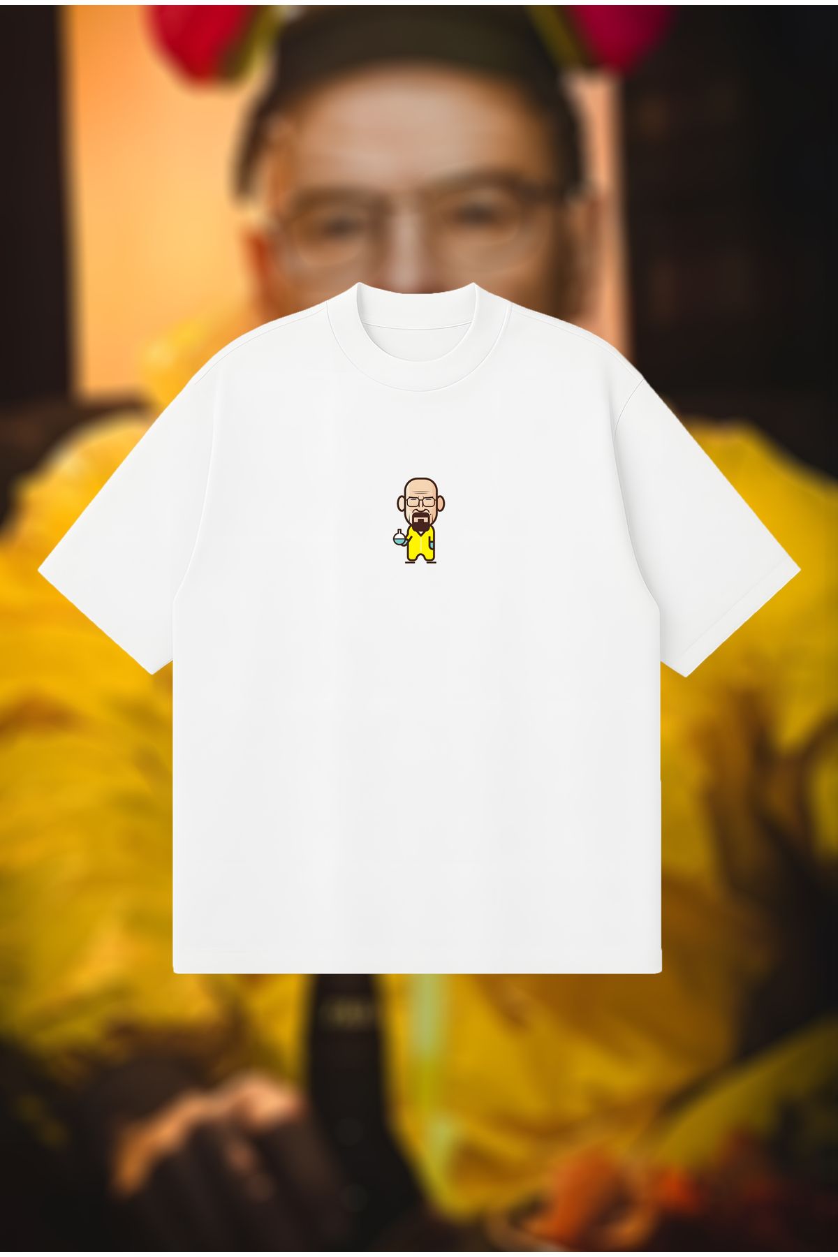 PURE POWER Walter White Breaking Bad Boxy Fit Oversize Unisex Tshirt – Baskılı Tişört | Streetwear
