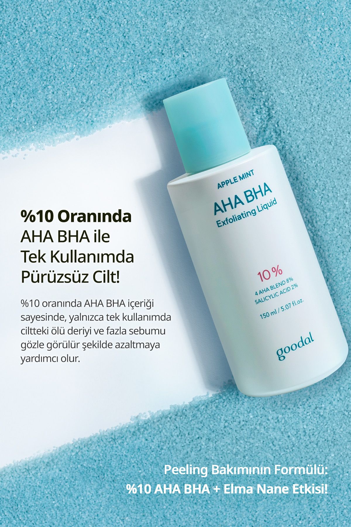 تونر 10 ٪ AHA BHA محتوای لایه برداری Goodal