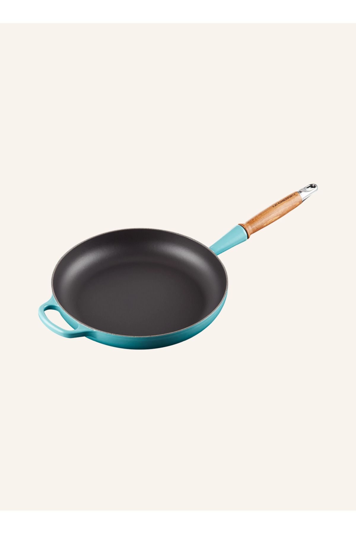 Le Creuset Signature Döküm Kızartma Tavası 28 cm Emaye Kaplı Ahşap Saplı 2,6 L