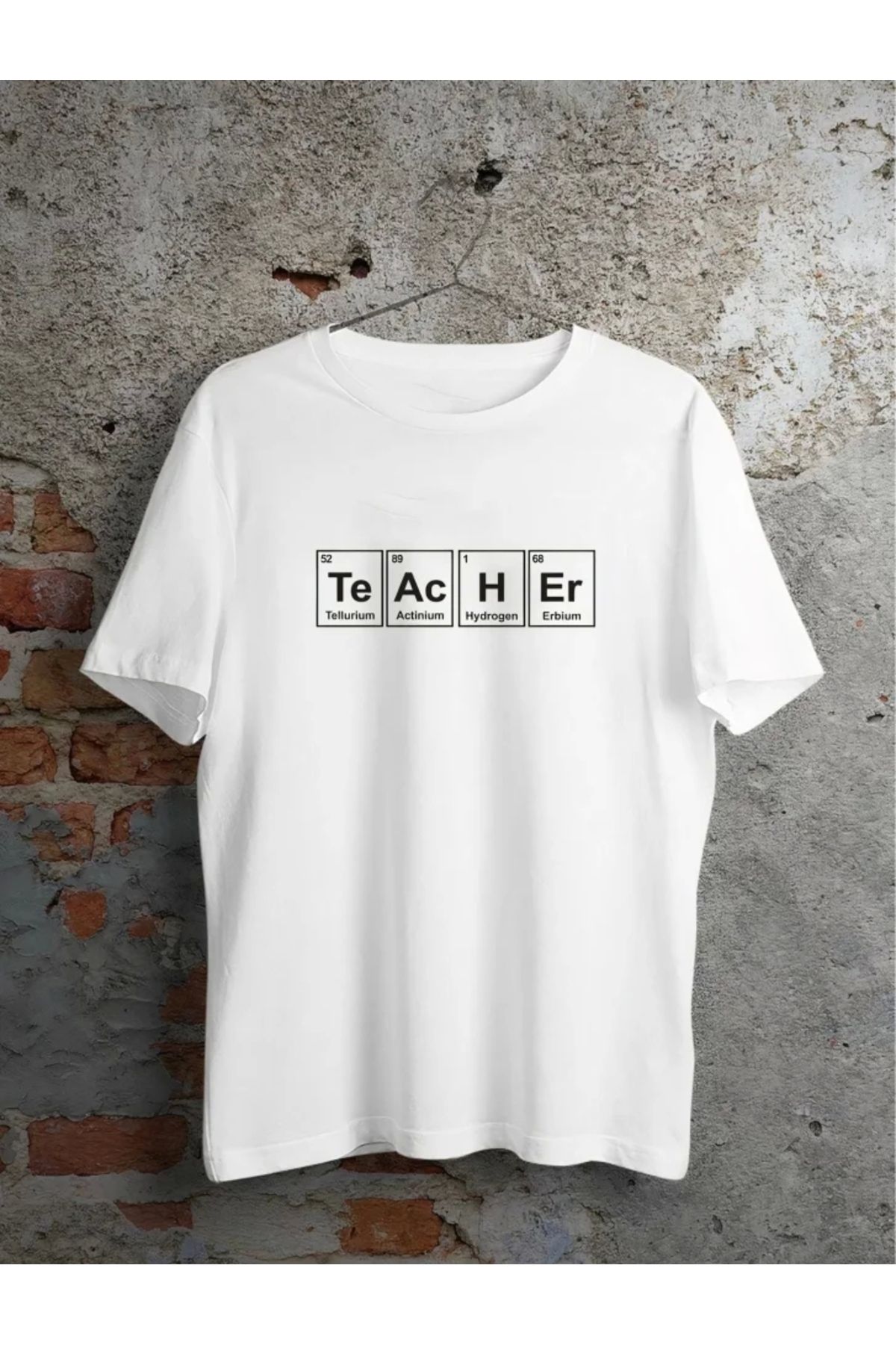 MODA 24 Kasım Öğretmenler Günü Baskılı Özel Tshirt Beyaz